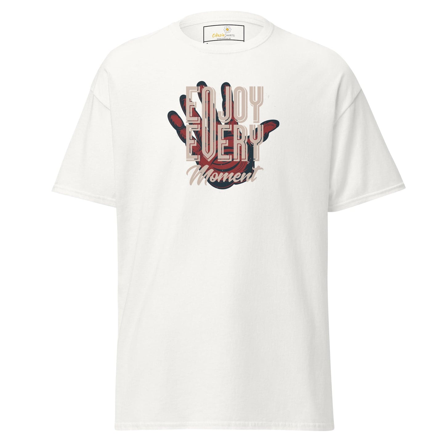 Unisex classic t-shirt - FANTASY ENJOY EVERY MOMENT - REGULAR - White / S