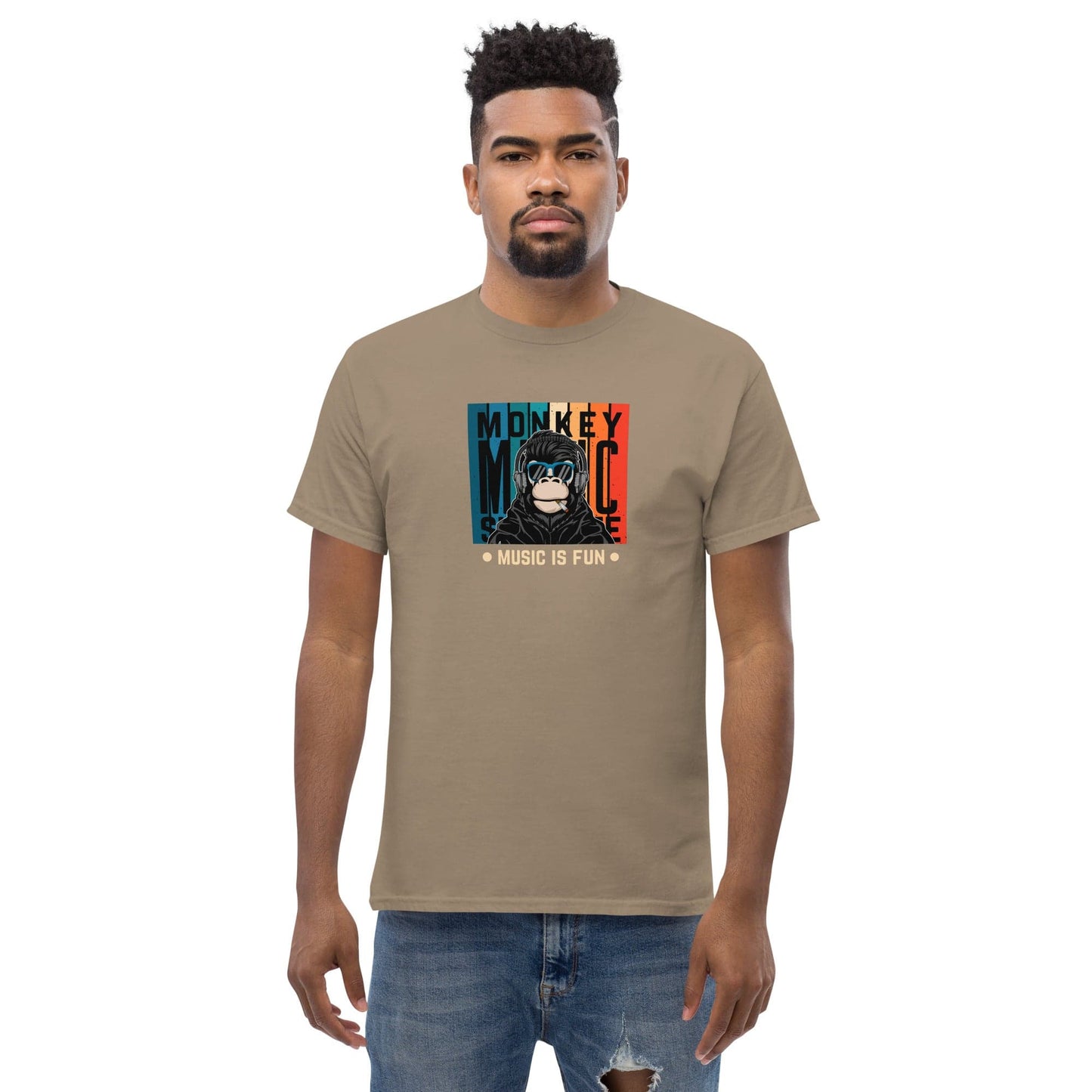 Art T-shirt Design Tee • Man / Woman • [s-xl] - Brown Savana / s