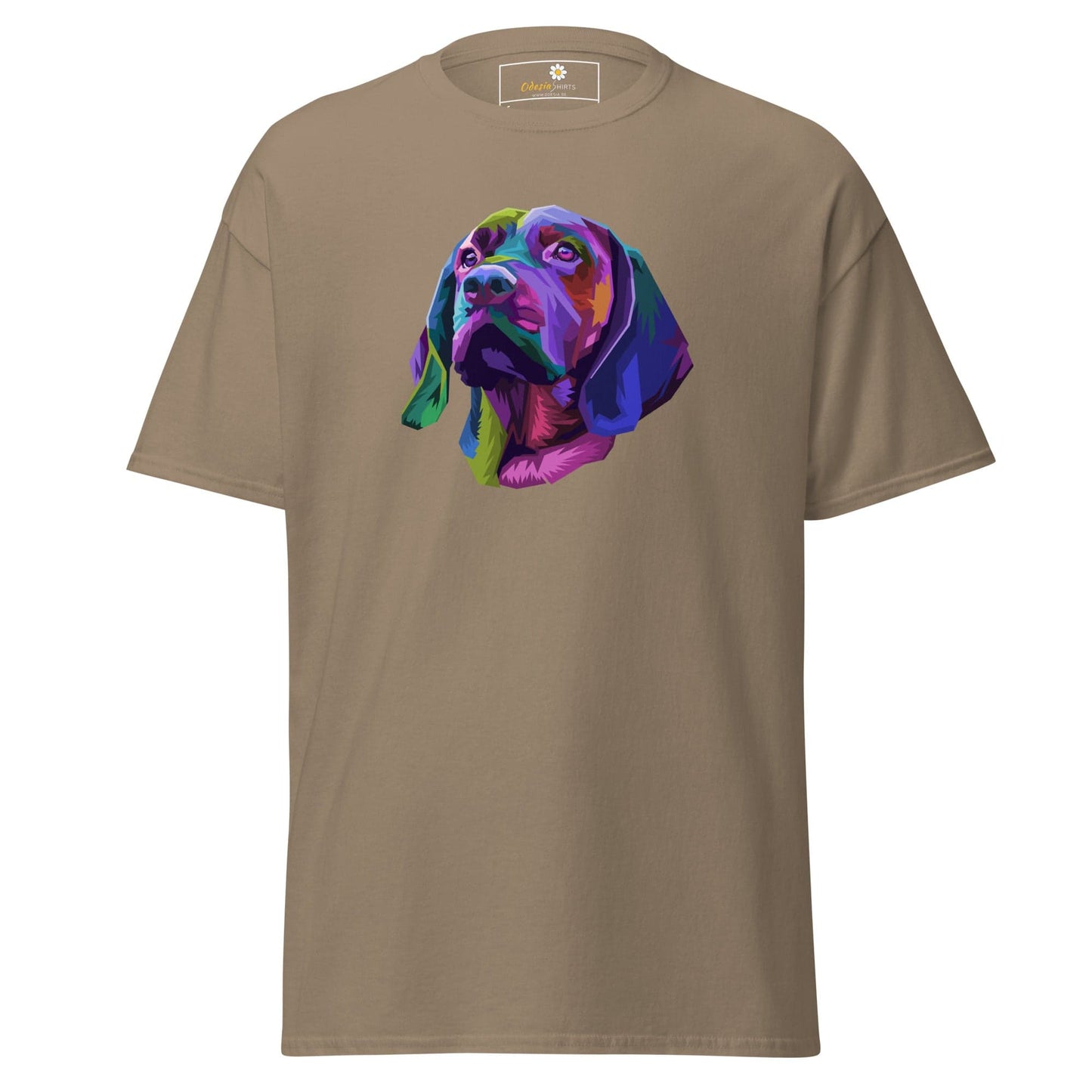 Art T-shirt Design Tee • Man / Woman • [s-xl] - Brown Savana / s