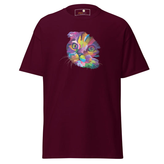 Art T-shirt Design Tee • Man / Woman • [s-xl] - Maroon / s