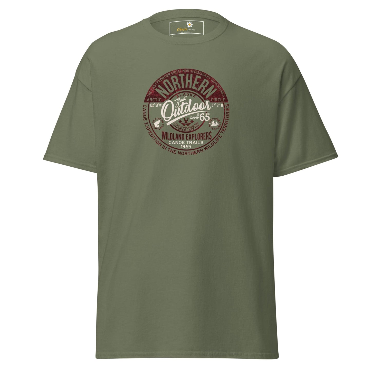 Art T-shirt Design Tee • Man / Woman • [s-xl] - Military Green / s
