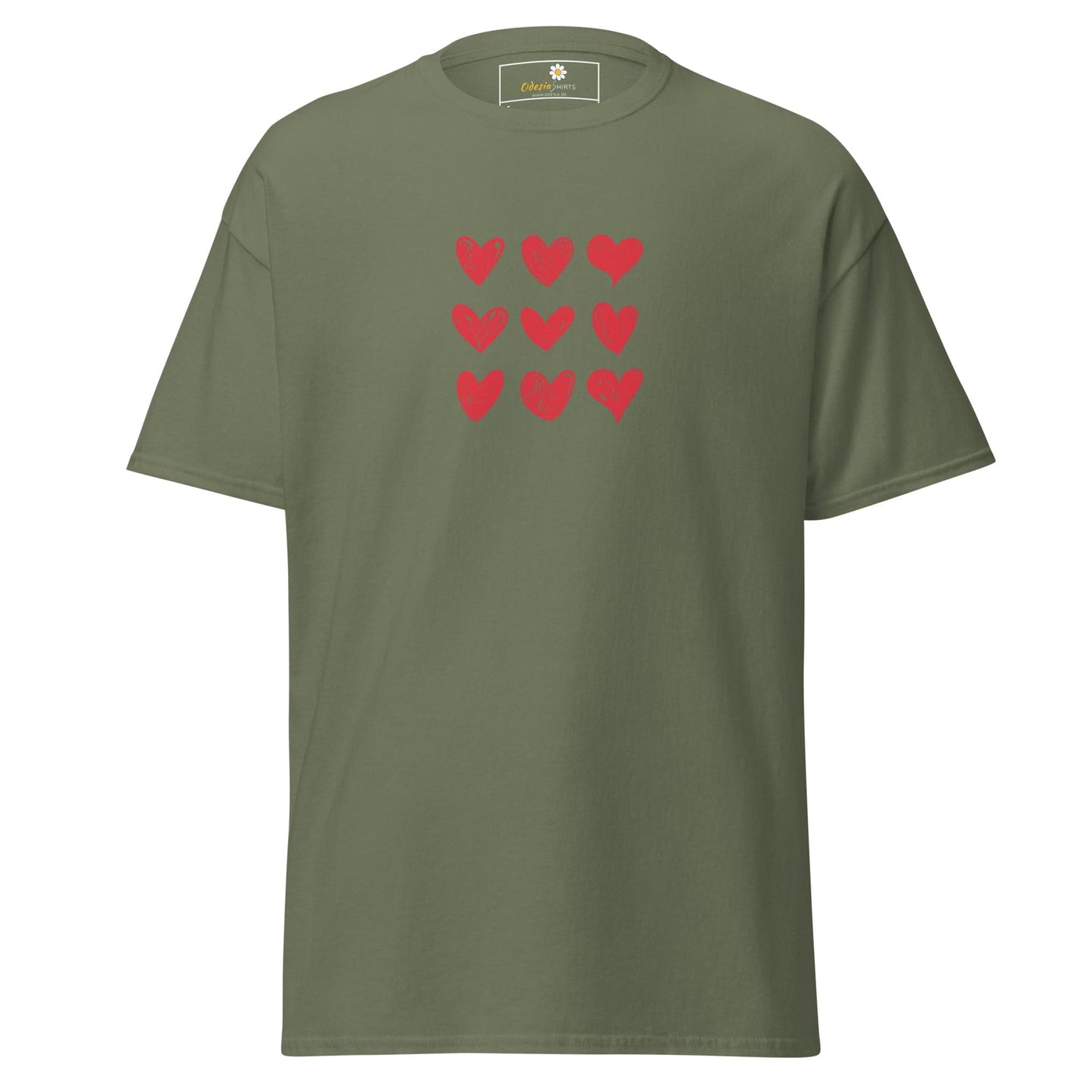 Art T-shirt Design Tee • Man / Woman • [s-xl] - Military Green / s