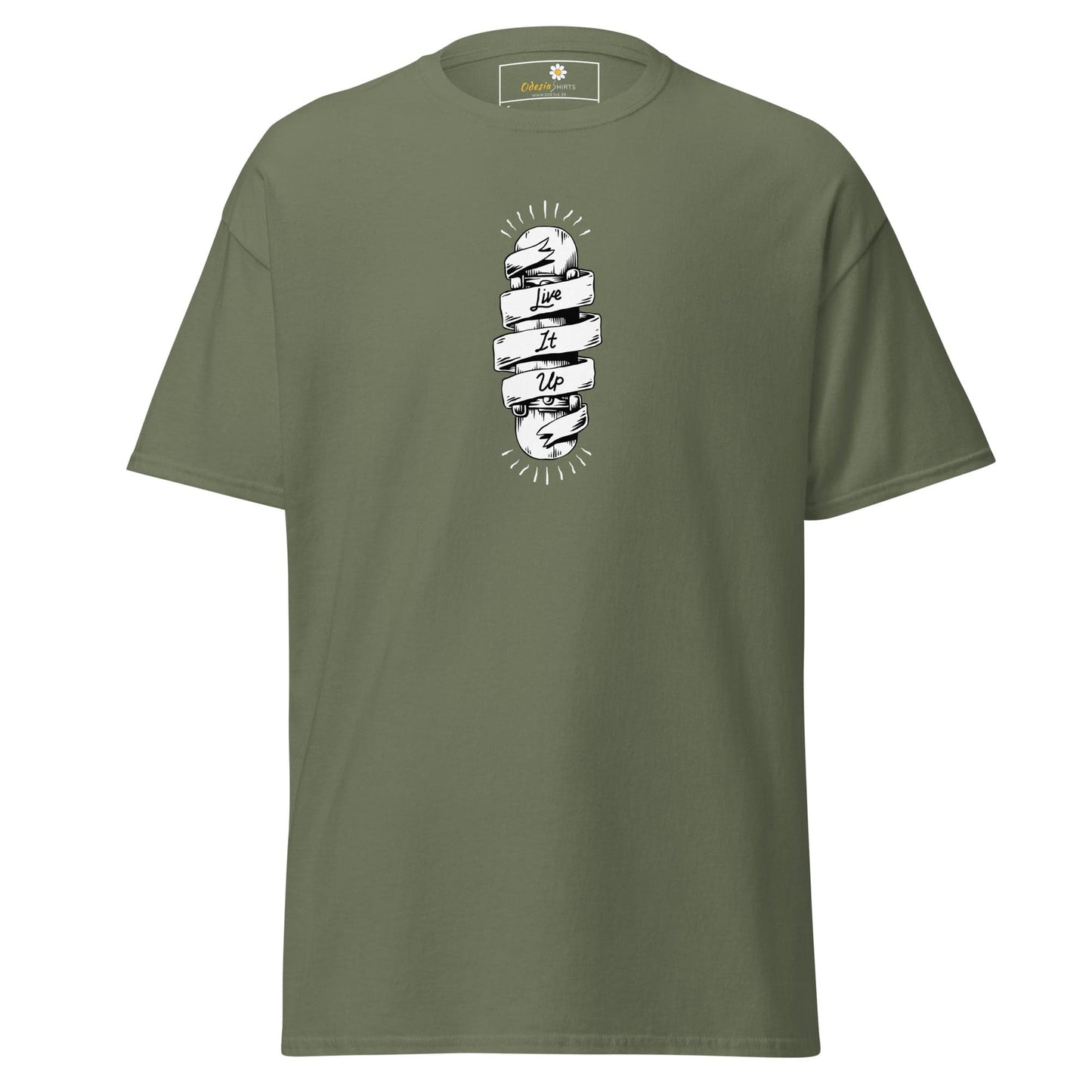 Art T-shirt Design Tee • Man / Woman • [s-xl] - Military Green / s