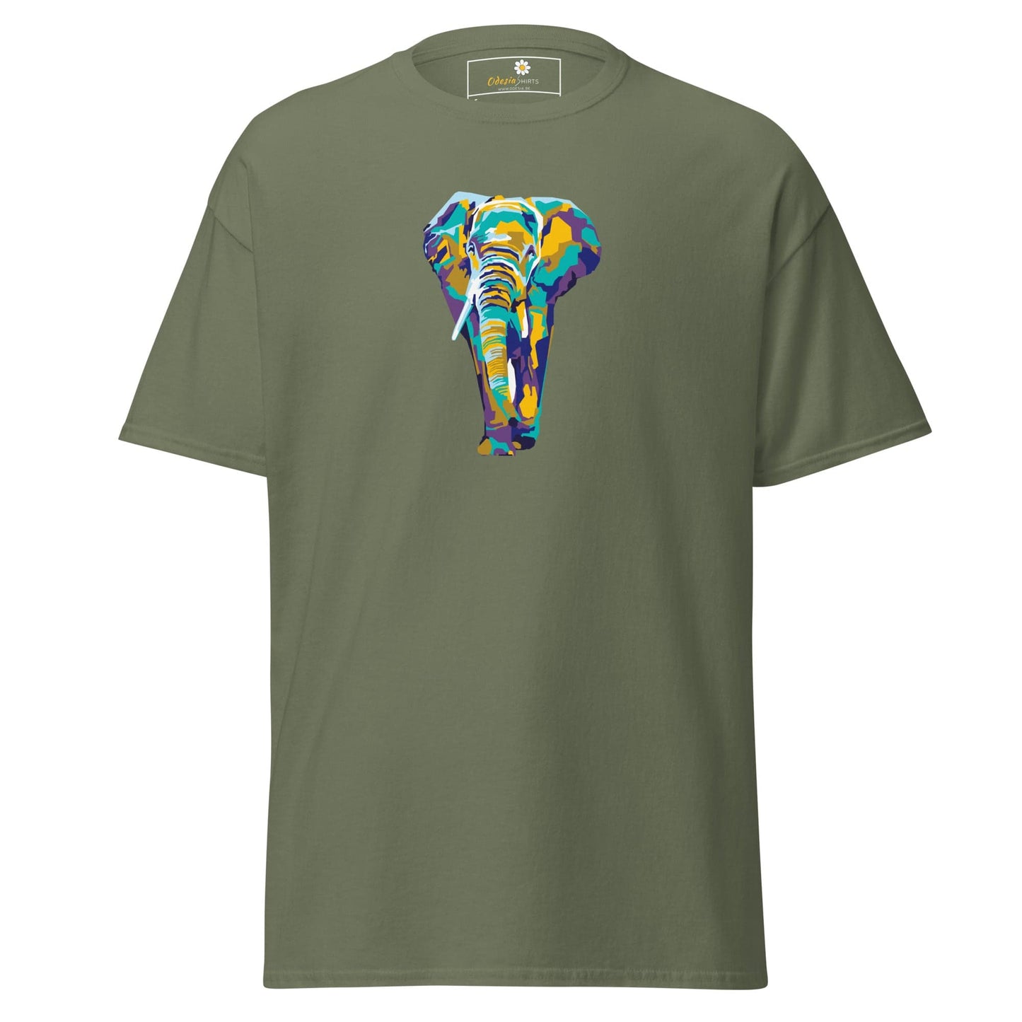 Art T-shirt Design Tee • Man / Woman • [s-xl] - Military Green / s