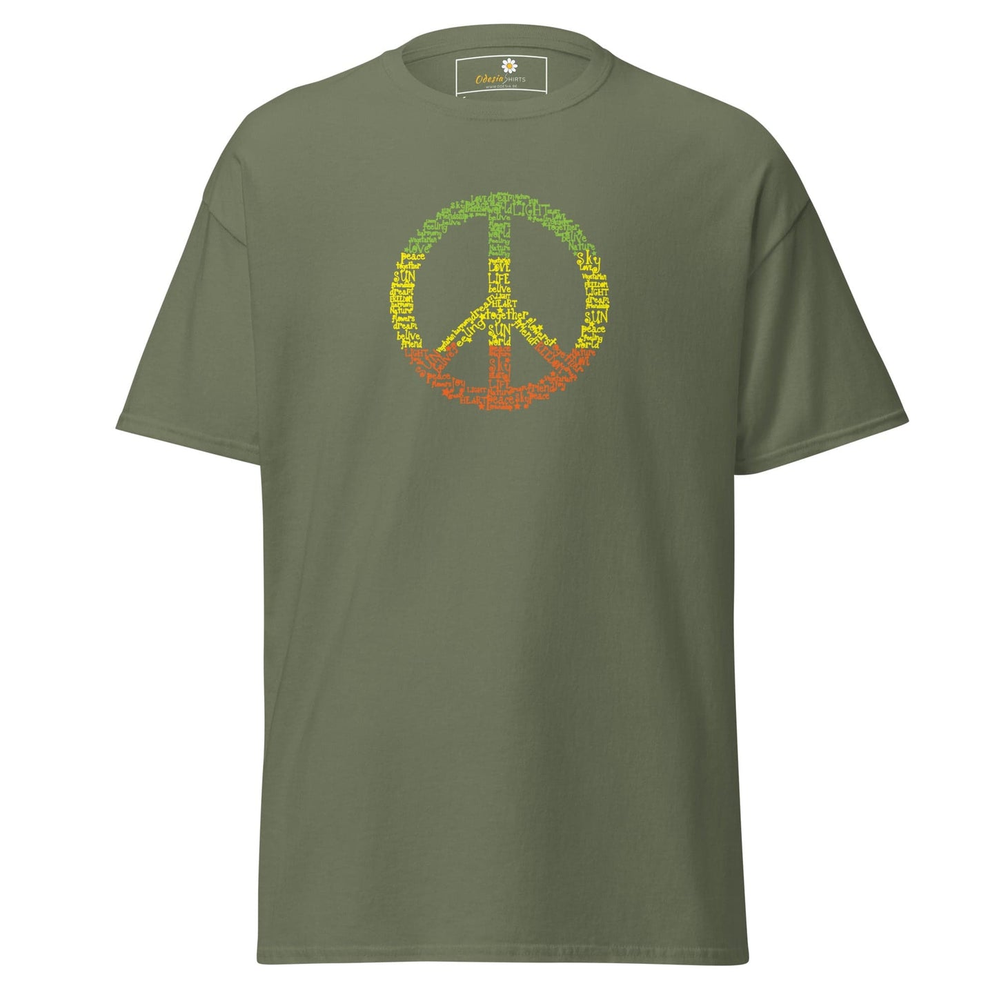 Art T-shirt Design Tee • Man / Woman • [s-xl] - Military Green / s