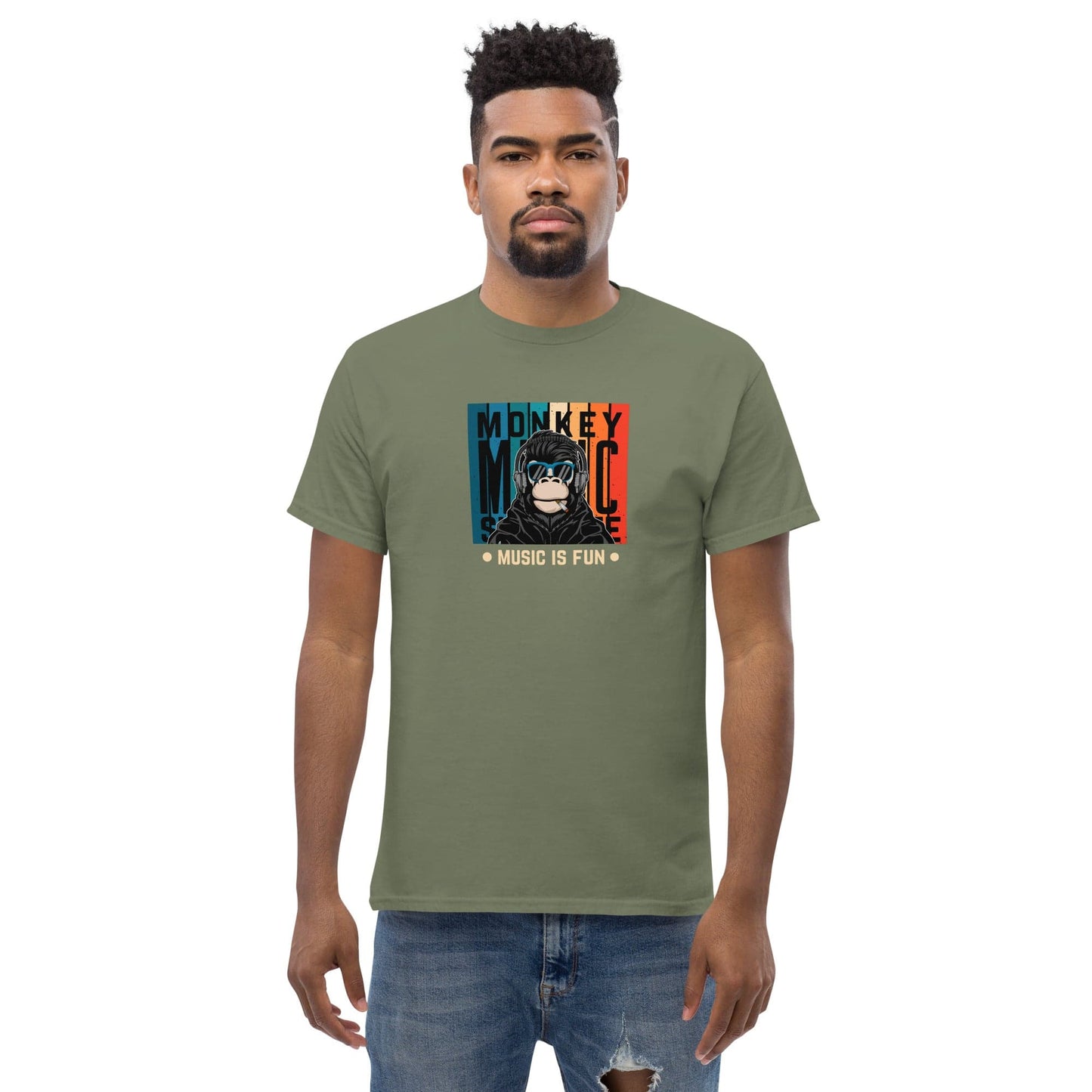 Art T-shirt Design Tee • Man / Woman • [s-xl] - Military Green / s
