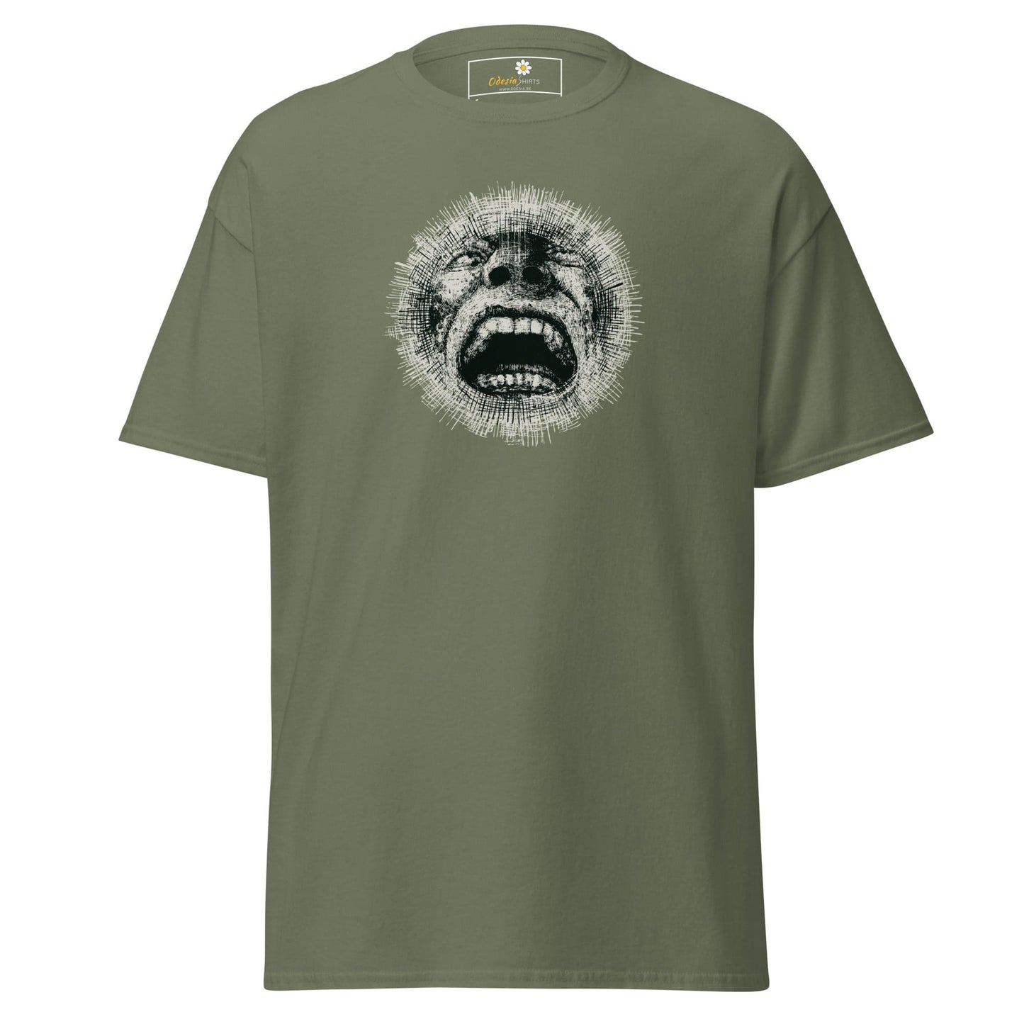 Art T-shirt Design Tee • Man / Woman • [s-xl] - Military Green / s