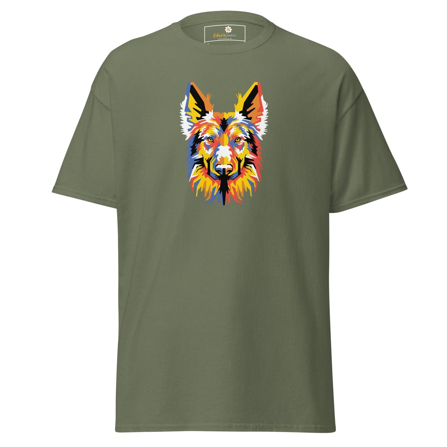 Art T-shirt Design Tee • Man / Woman • [s-xl] - Military Green / s