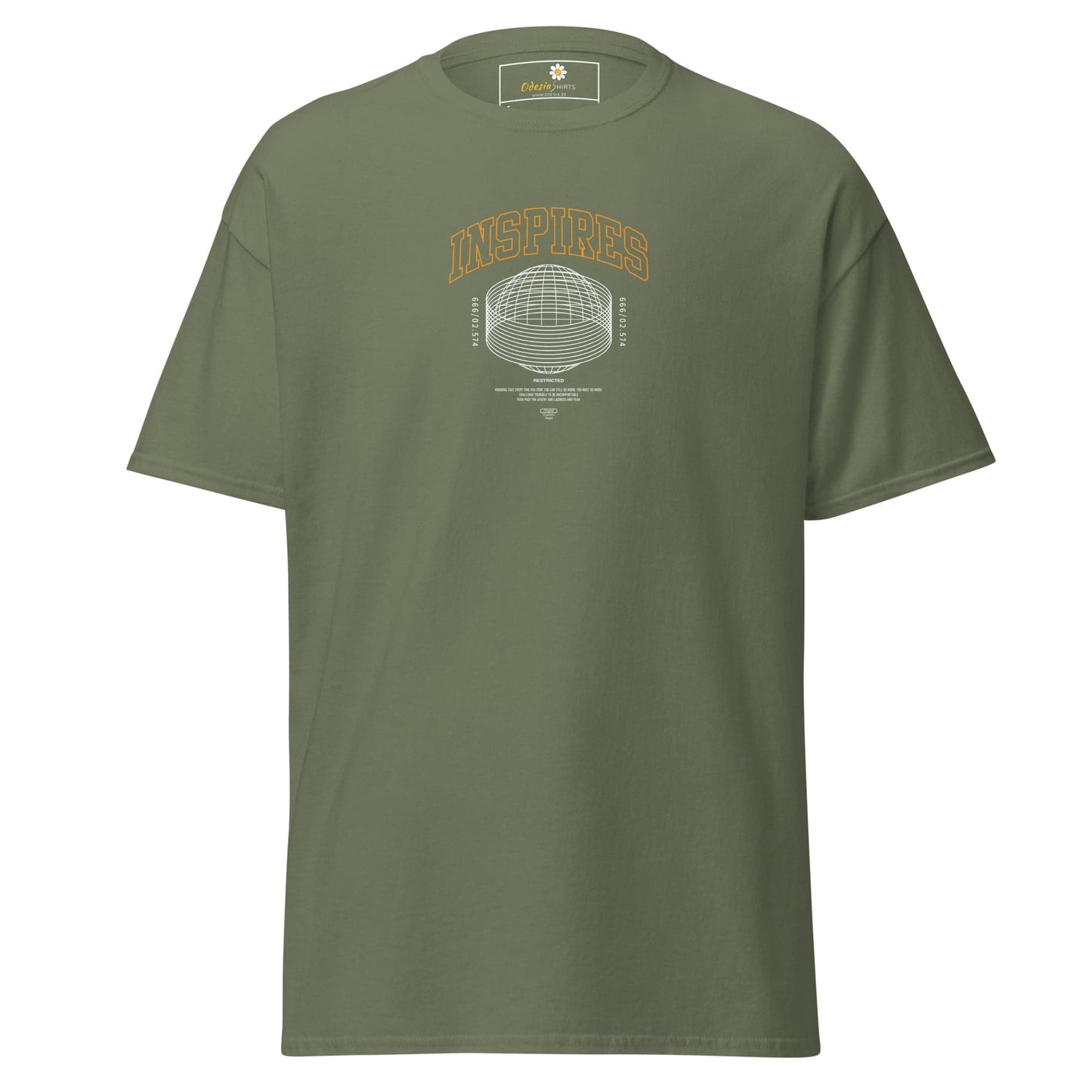 Art T-shirt Design Tee • Man / Woman • [s-xl] - Military Green / s