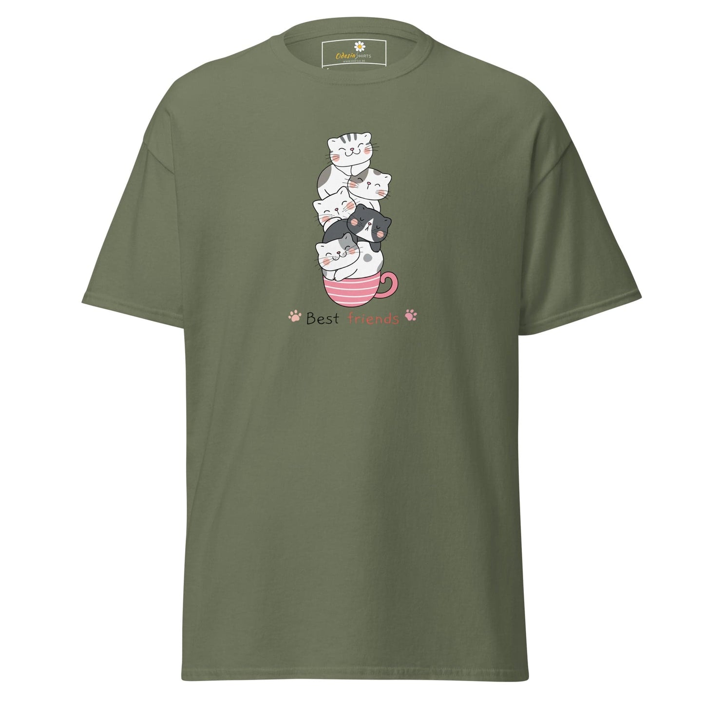 Art T-shirt Design Tee • Man / Woman • [s-xl] - Military Green / s