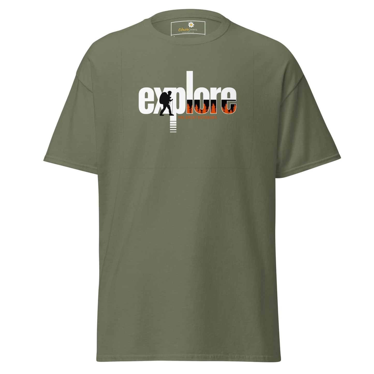 Art T-shirt Design Tee • Man / Woman • [s-xl] - Military Green / s