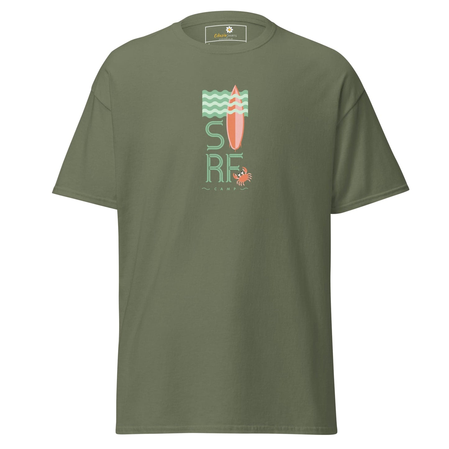Art T-shirt Design Tee • Man / Woman • [s-xl] - Military Green / s