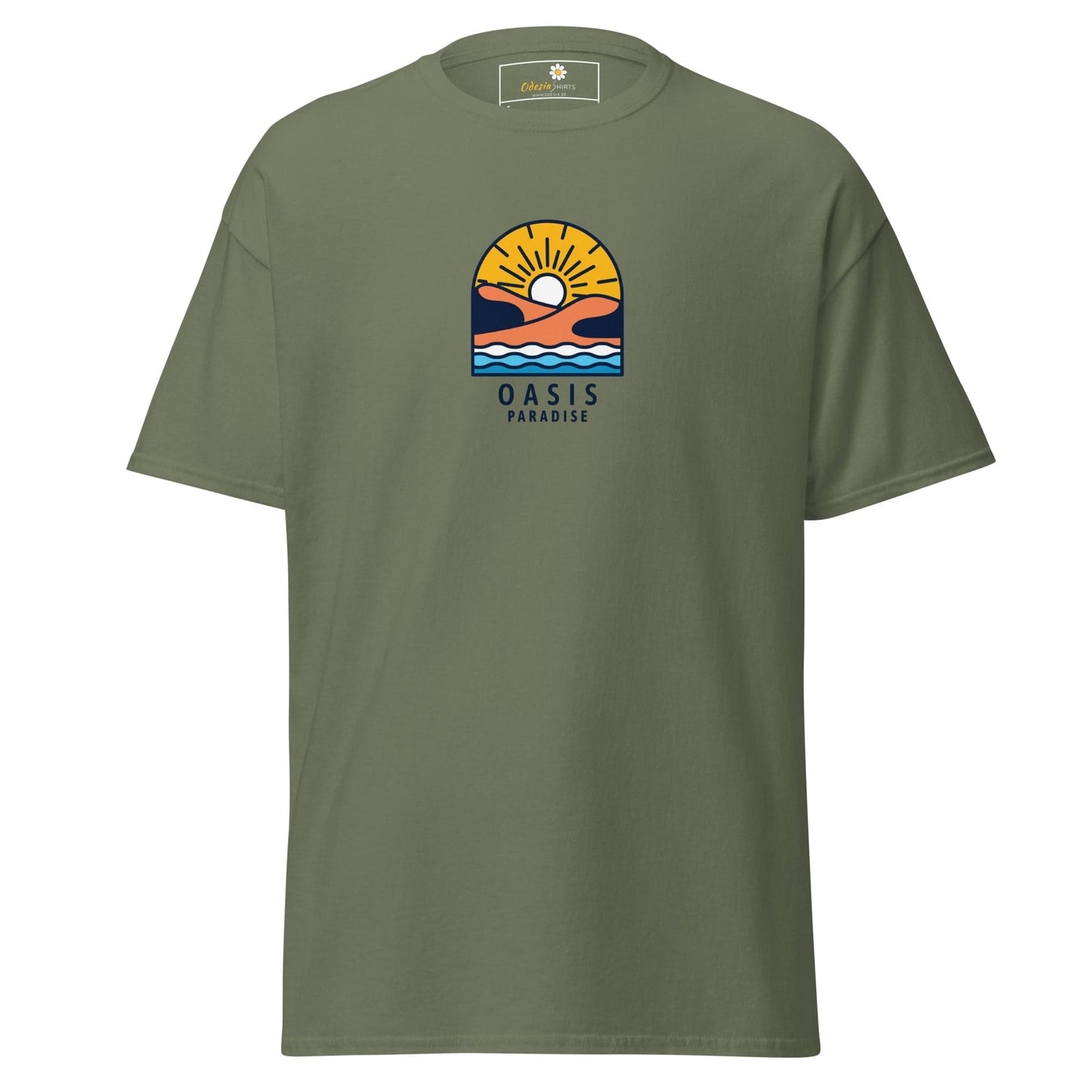 Art T-shirt Design Tee • Man / Woman • [s-xl] - Military Green / s