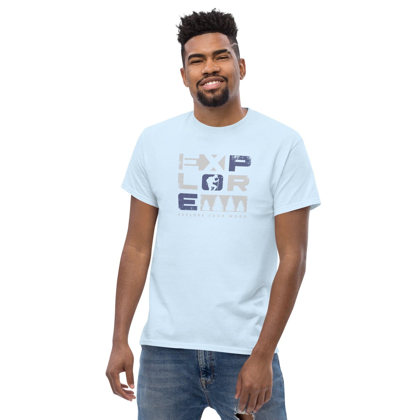 Art T-shirt Design Tee • Men / Women • [2xl-5xl] - Light Blue / 2xl