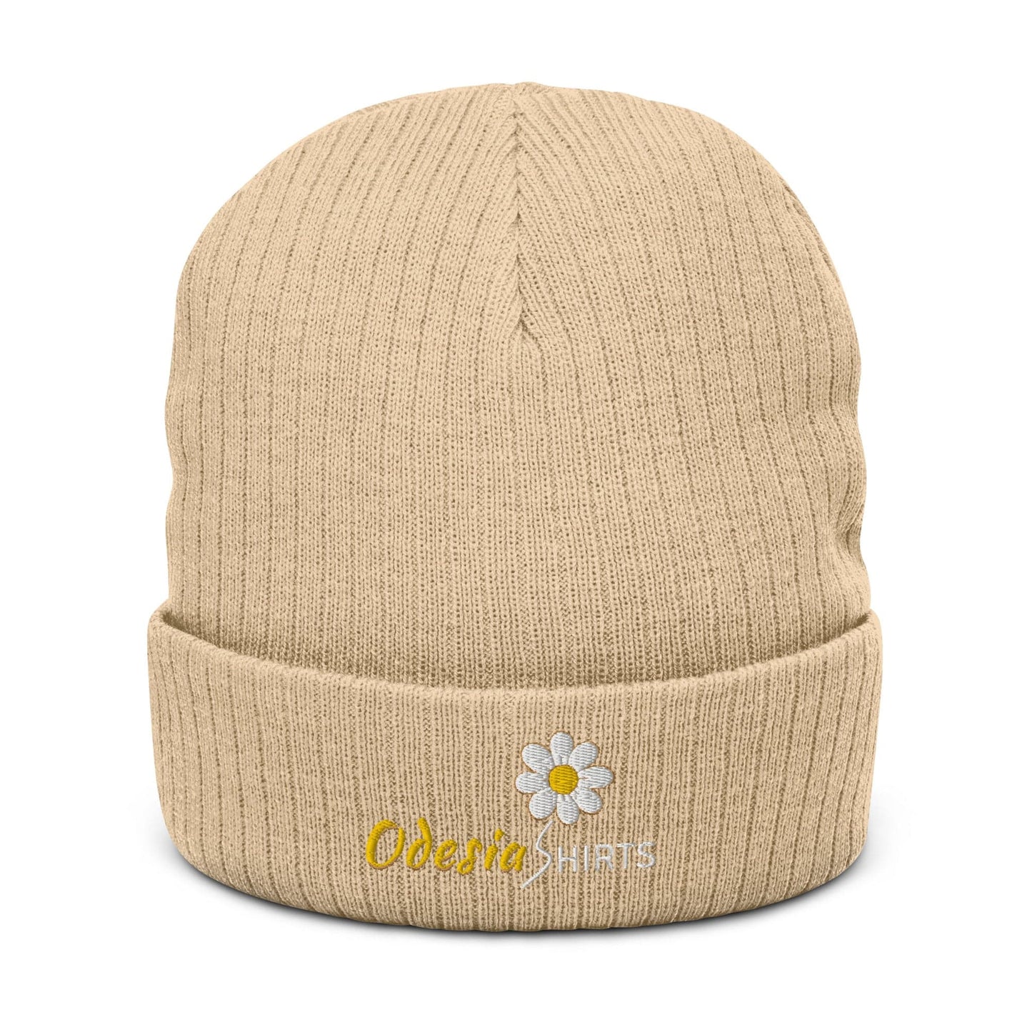 Ribbed knit beanie - Beige