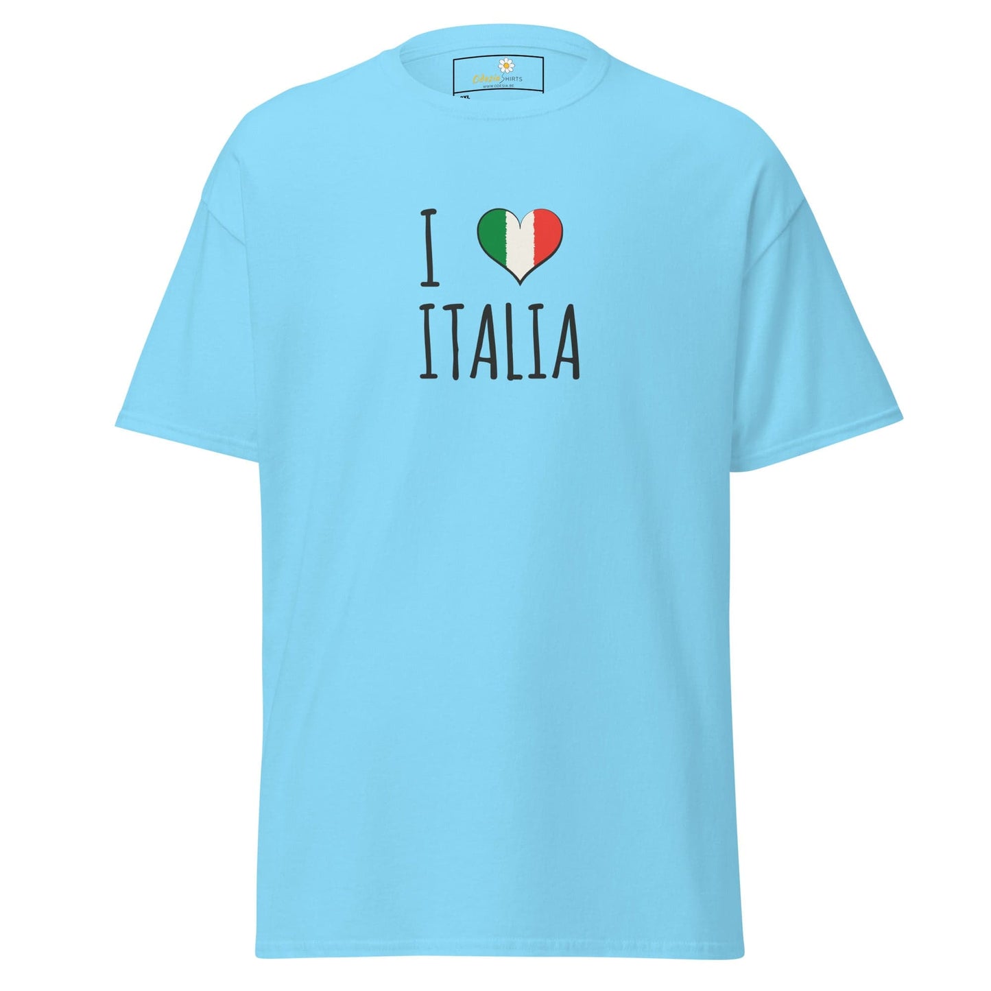 Unisex classic tee - COUNTRY I LOVE ITALY - BIG - Sky / 2XL