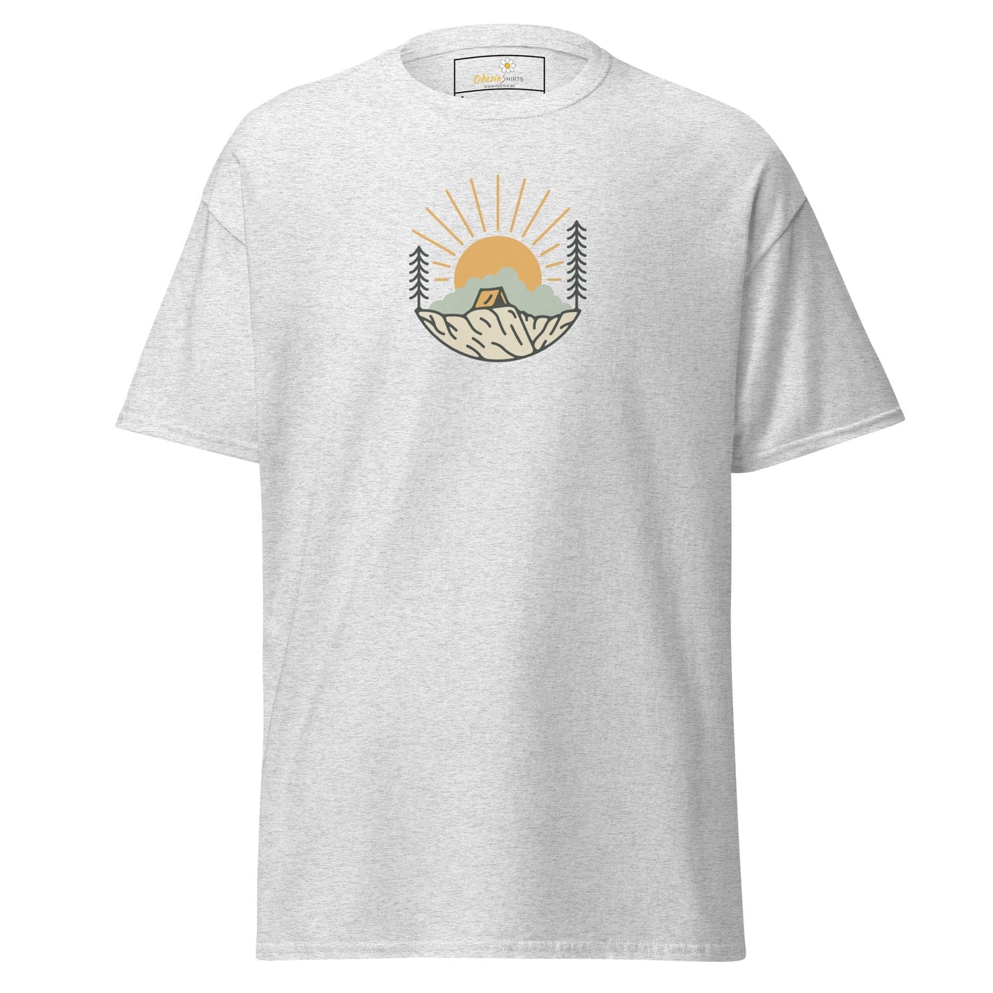 Unisex classic tee - MISC SUNNY CIRCLE - REGULAR - Ash / S