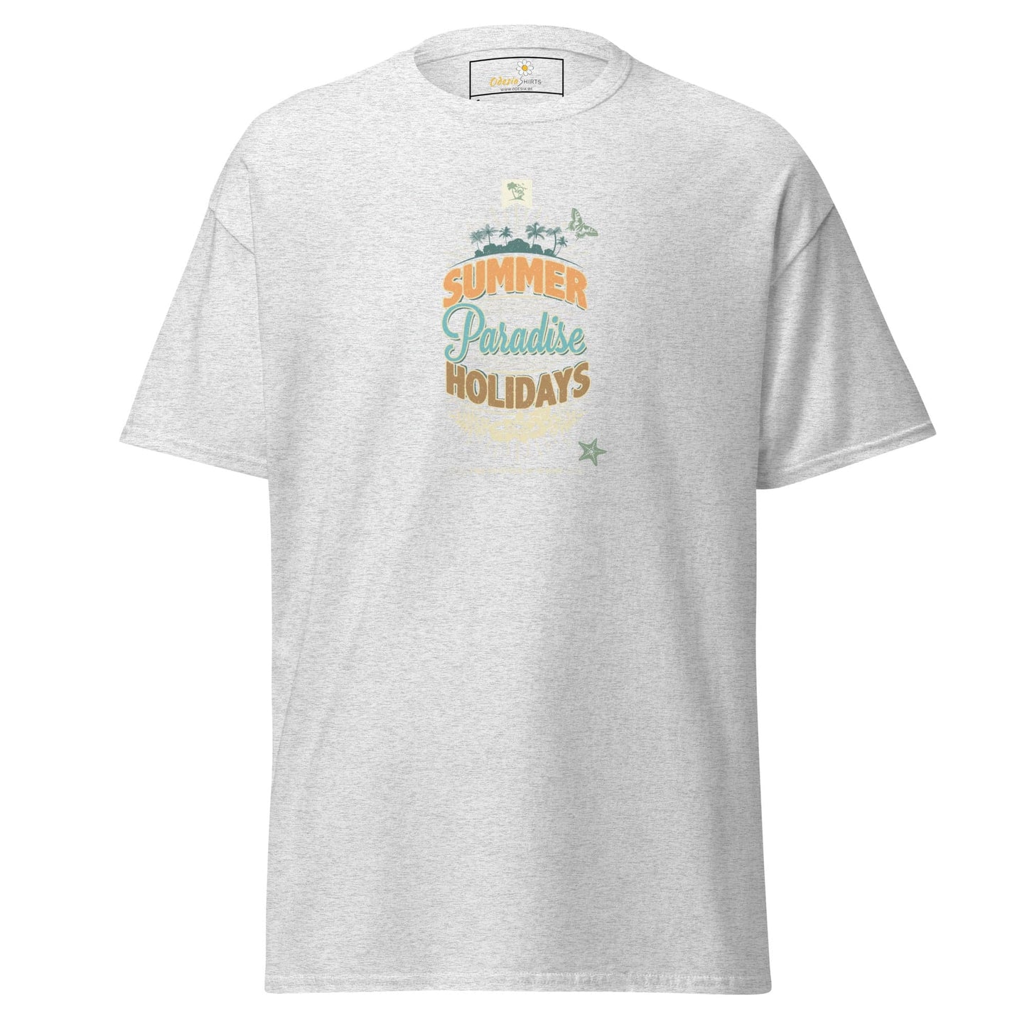 Unisex classic tee - SUMMER PARADISE - REGULAR - Ash / S
