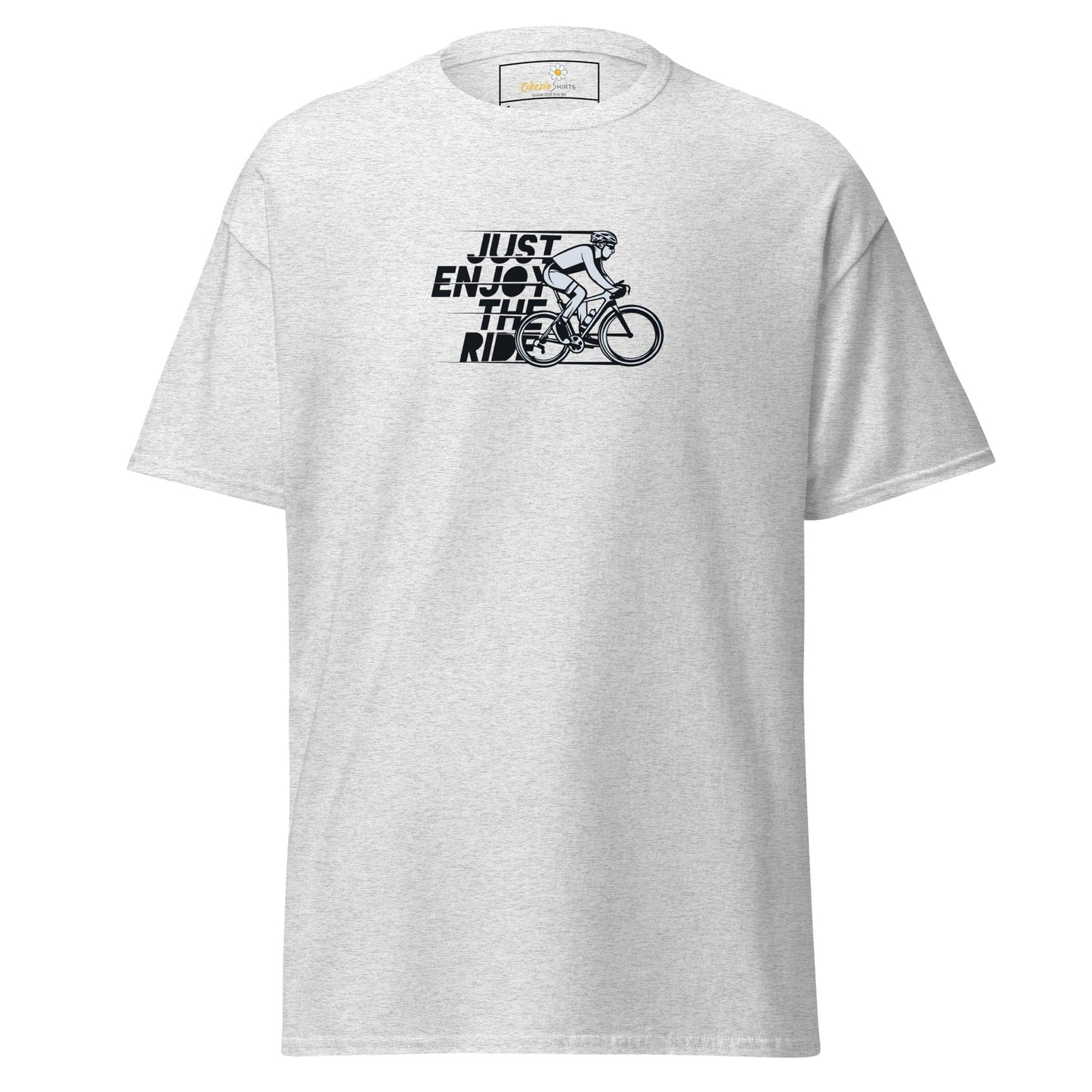 Unisex classic tee - SPORT ENJOY THE RIDE - REGULAR - Ash / S