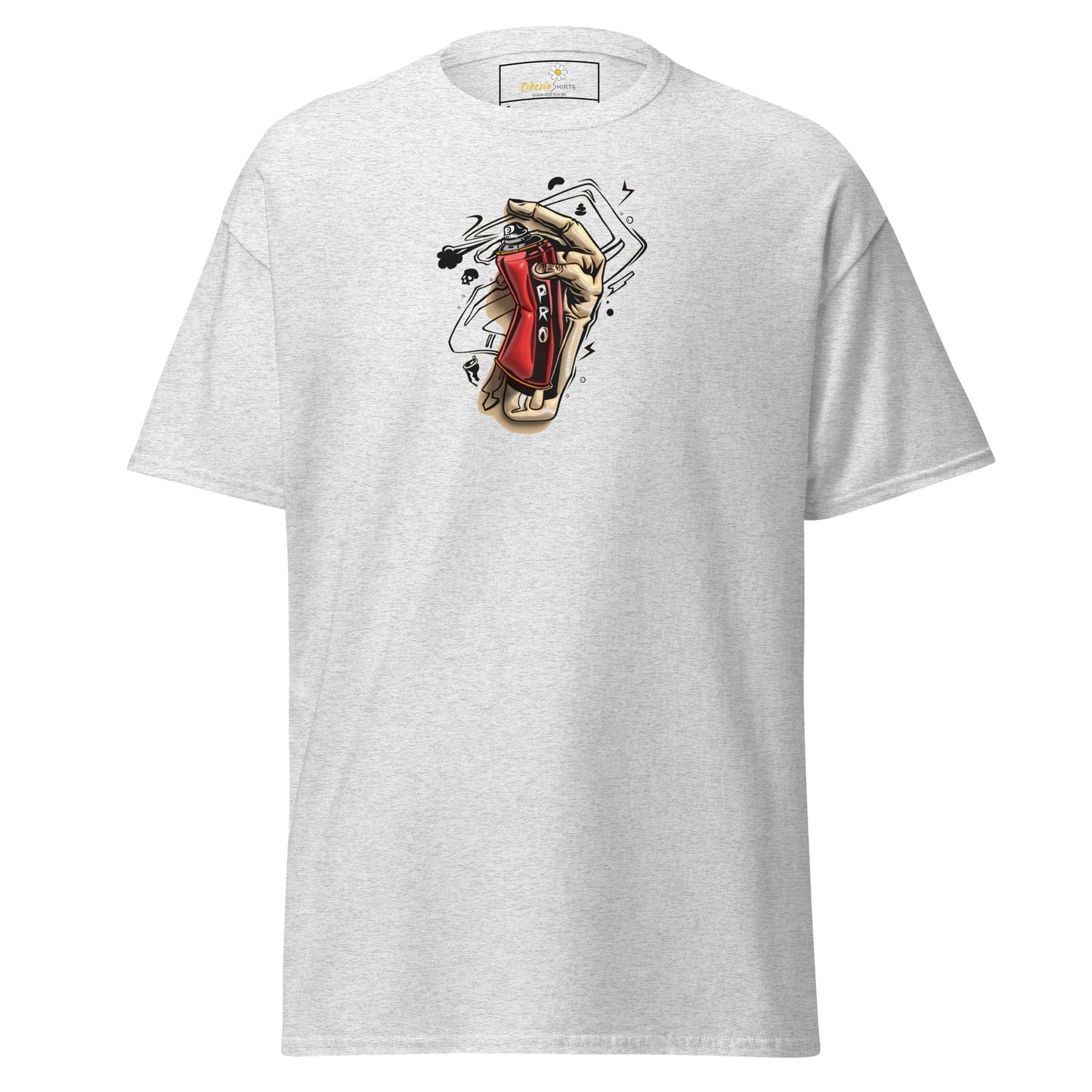 Unisex classic tee - MISC PAINT CANS - REGULAR - Ash / S