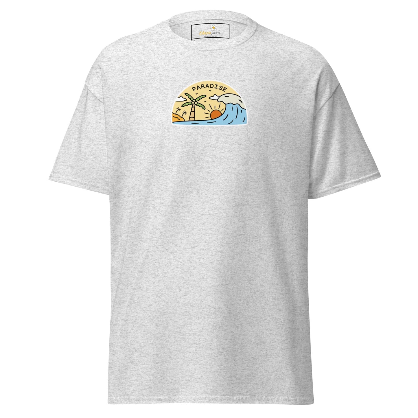 Unisex classic tee - SUMMER ISLAND PARADISE - REGULAR - Ash / S