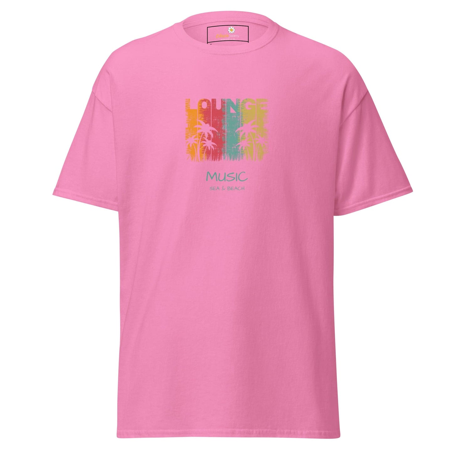 Unisex classic tee - MUSIC LOUNGE - REGULAR - Azalea / S