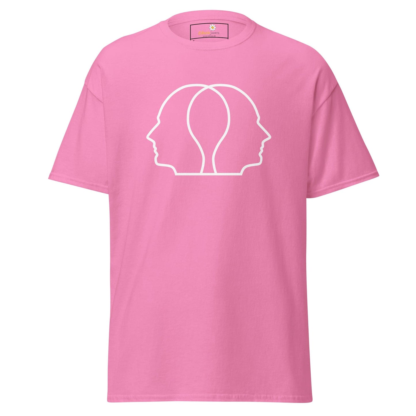 Unisex classic tee - ABSTRACT HEAD FULL - REGULAR - Azalea / S