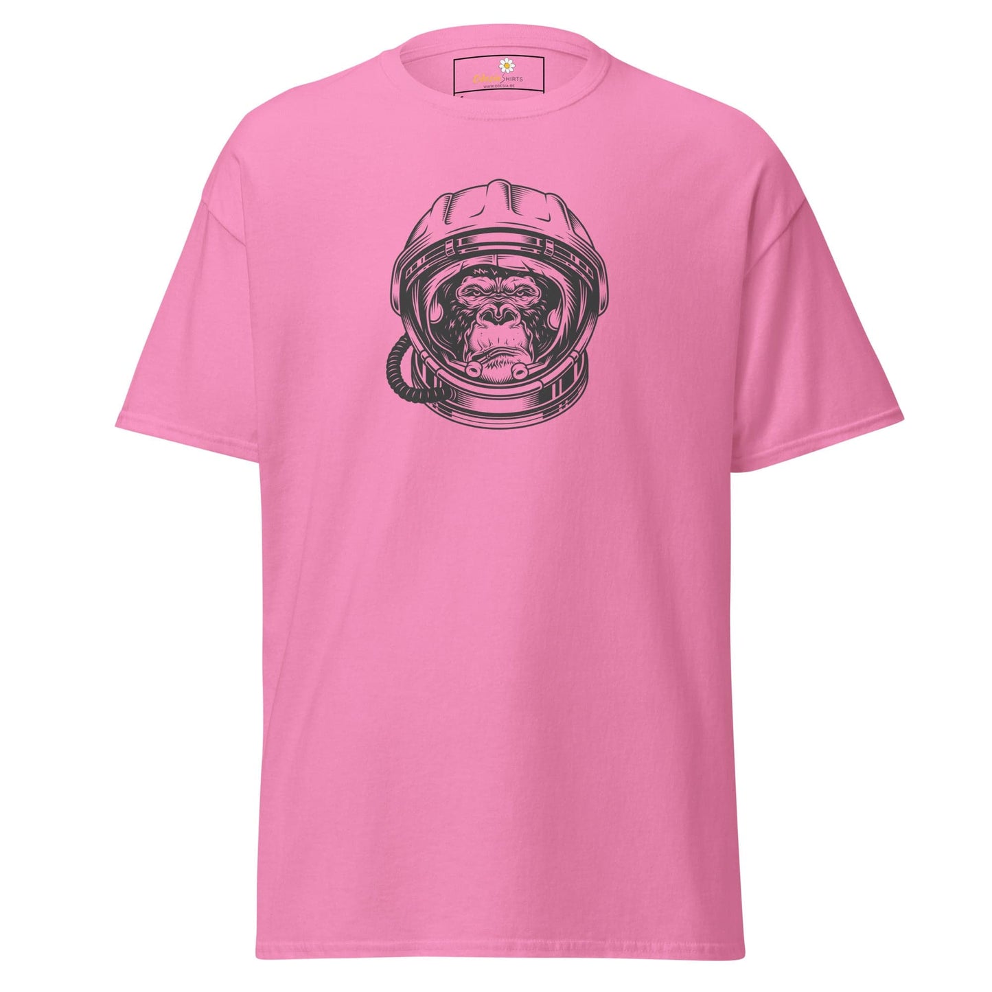 Unisex classic tee - WILD LIFE ASTRONAUT CHIMP - REGULAR - Azalea / S