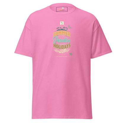 Unisex classic tee - SUMMER PARADISE - REGULAR - Azalea / S