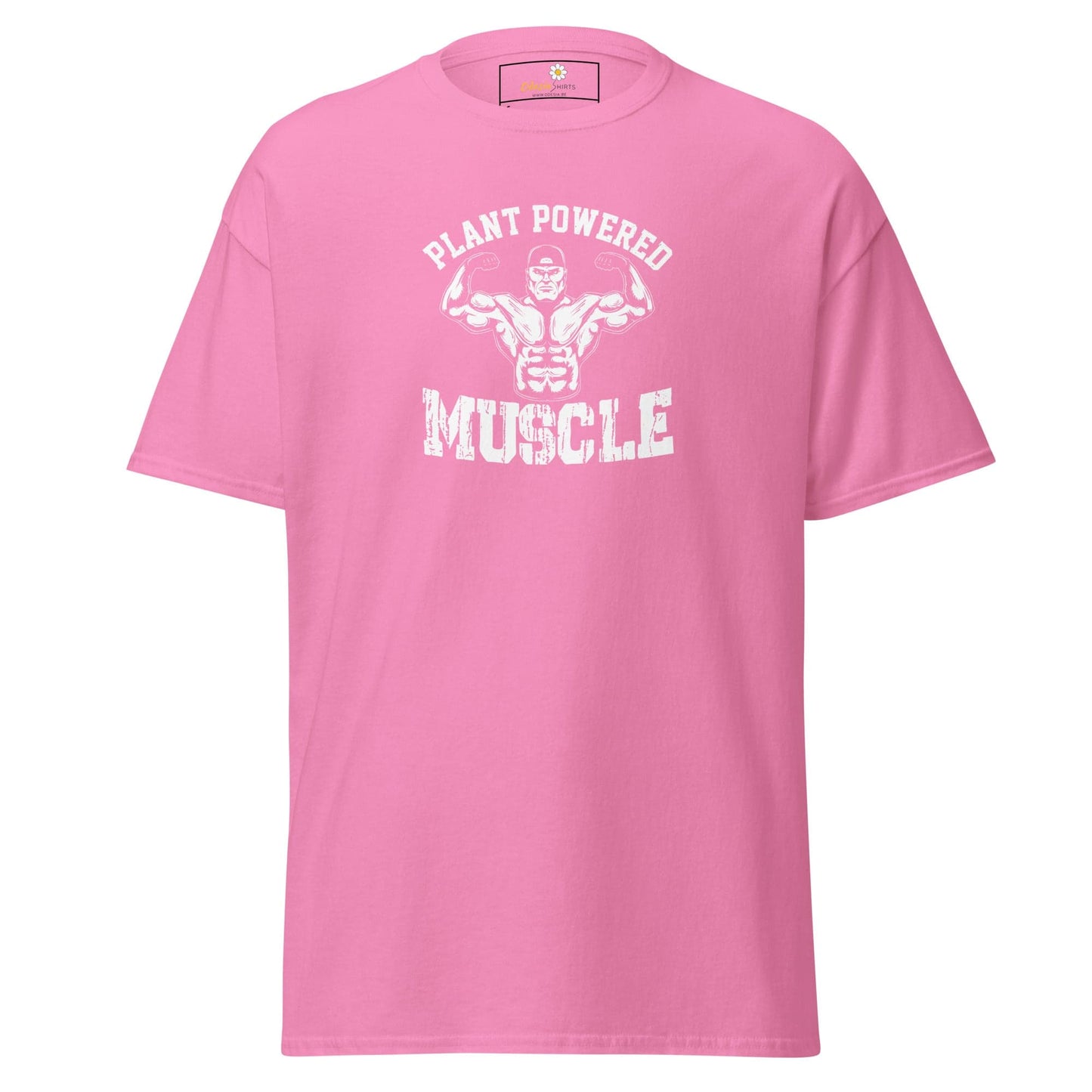 Unisex classic t-shirt - SPORT PLANT MUSCLES - REGULAR - Azalea / S