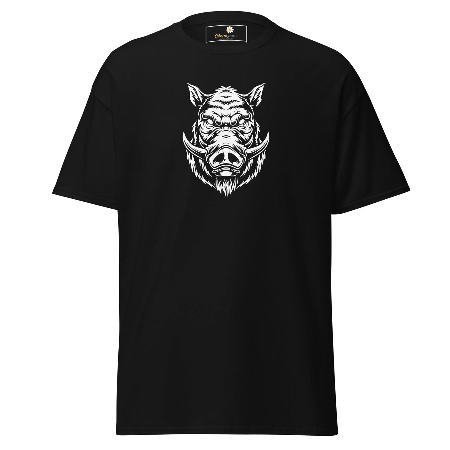 Unisex classic t-shirt - WILD LIFE PIG - REGULAR - Black / S