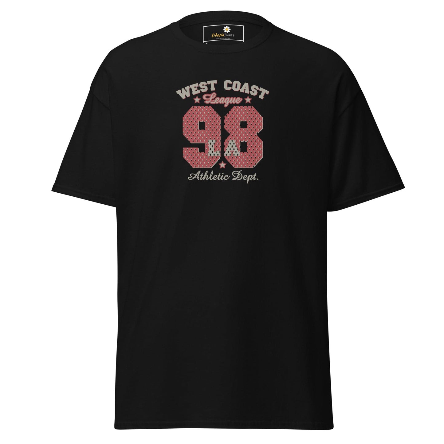 Unisex classic t-shirt - SPORT WEST COAST 98 - REGULAR - Black / S