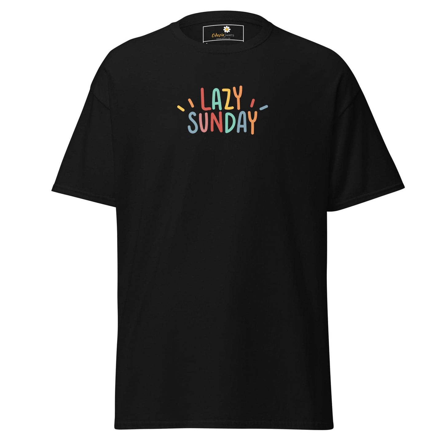 Unisex classic tee - MISC LAZY SUNDAY - REGULAR - Black / S