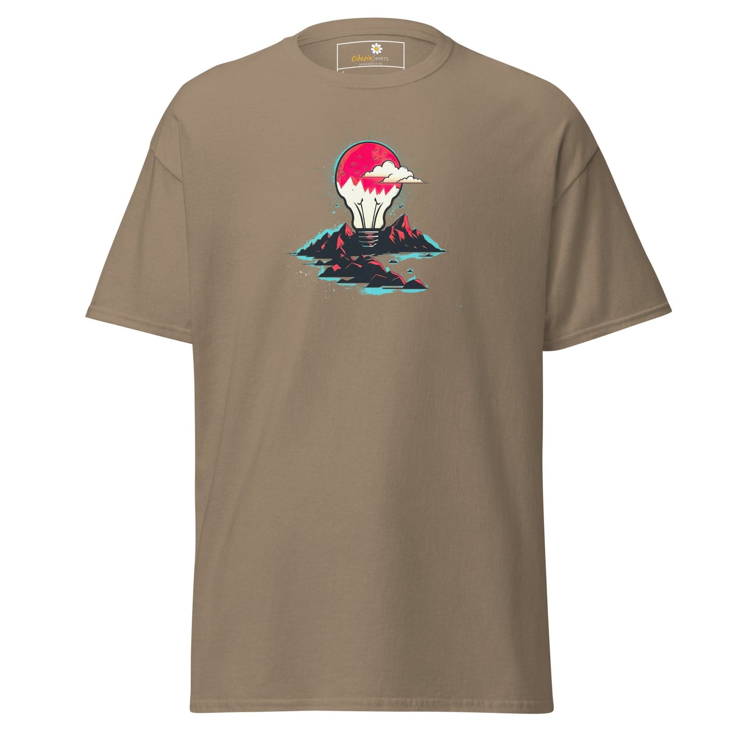 Unisex classic tee - MISC LIGHTBULB MOUNTAIN - REGULAR - Brown Savana / S