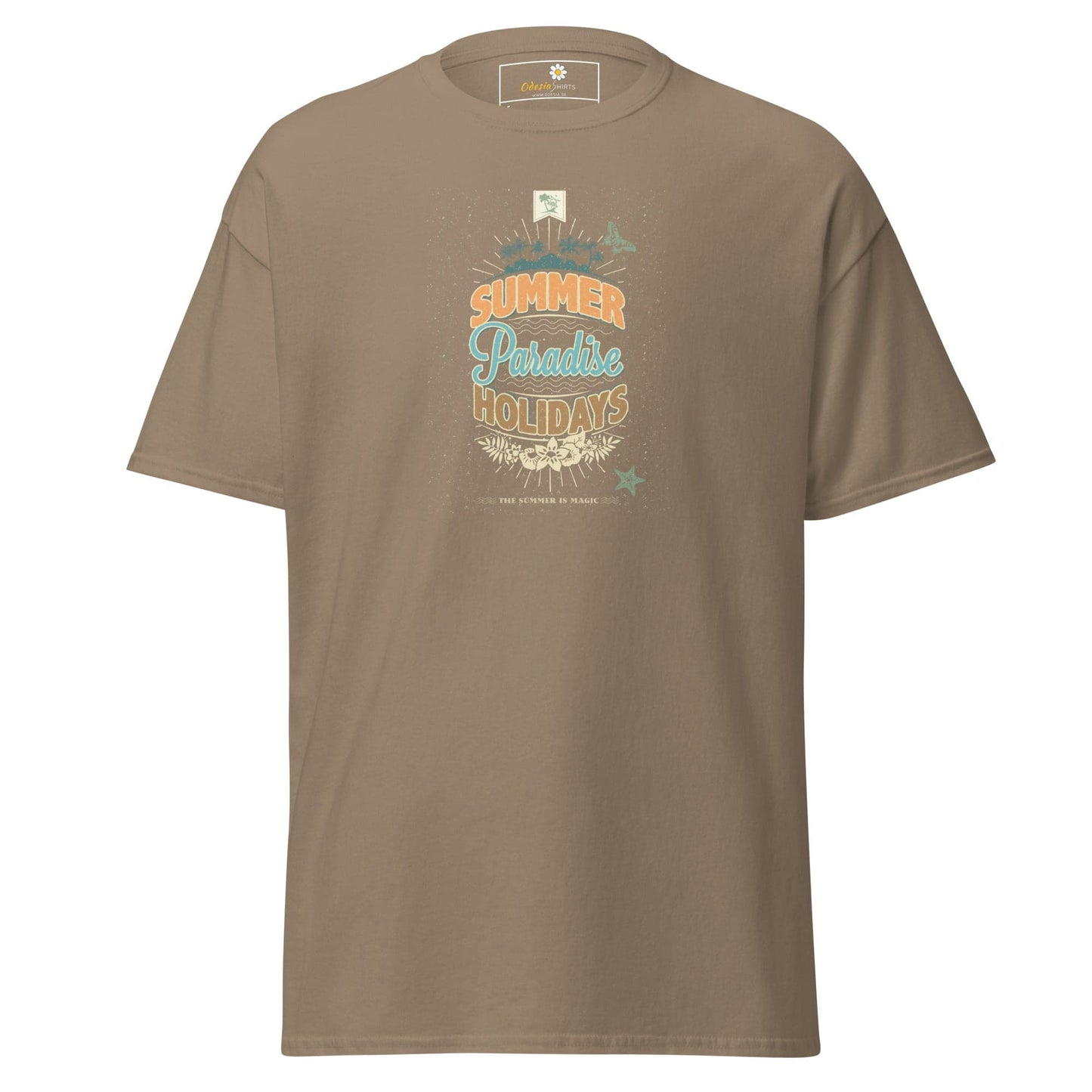 Unisex classic tee - SUMMER PARADISE - REGULAR - Brown Savana / S