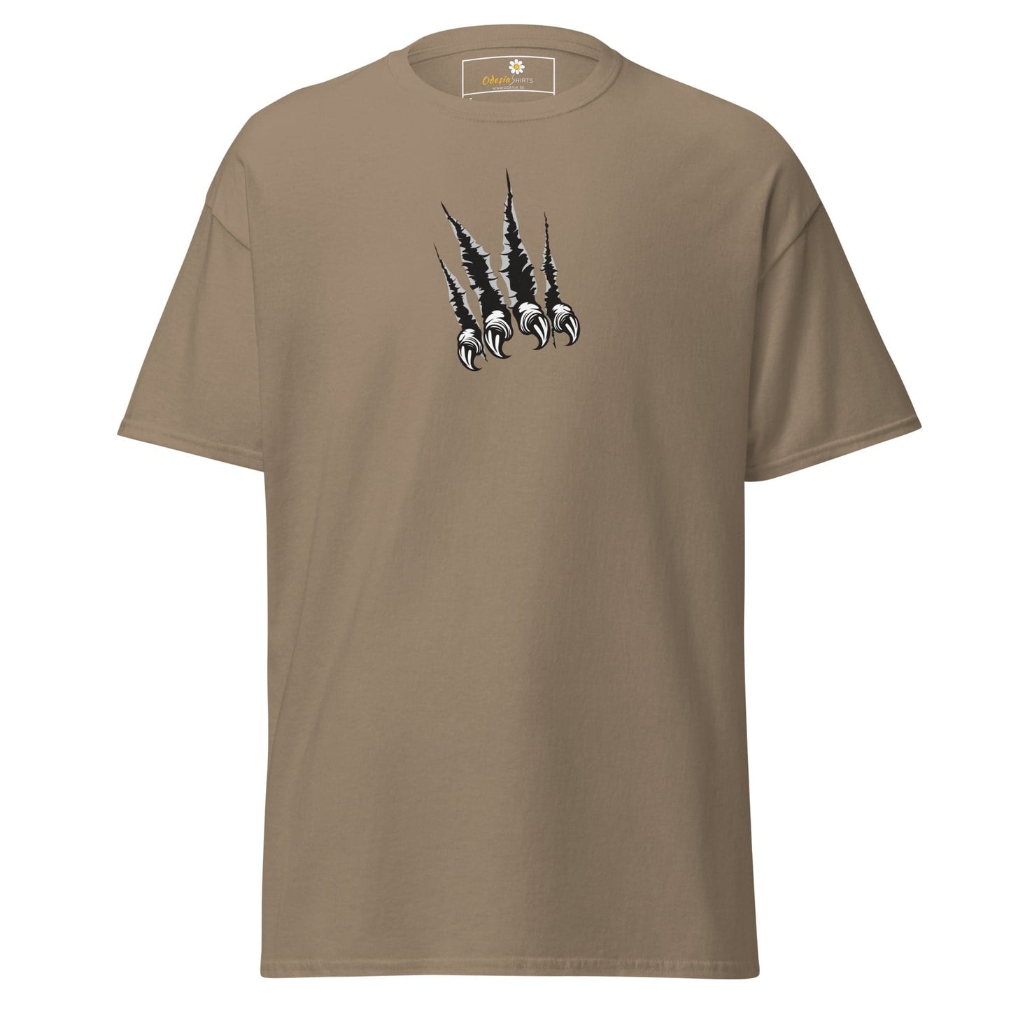Unisex classic tee - WILD LIFE CLAWS - REGULAR - Brown Savana / S