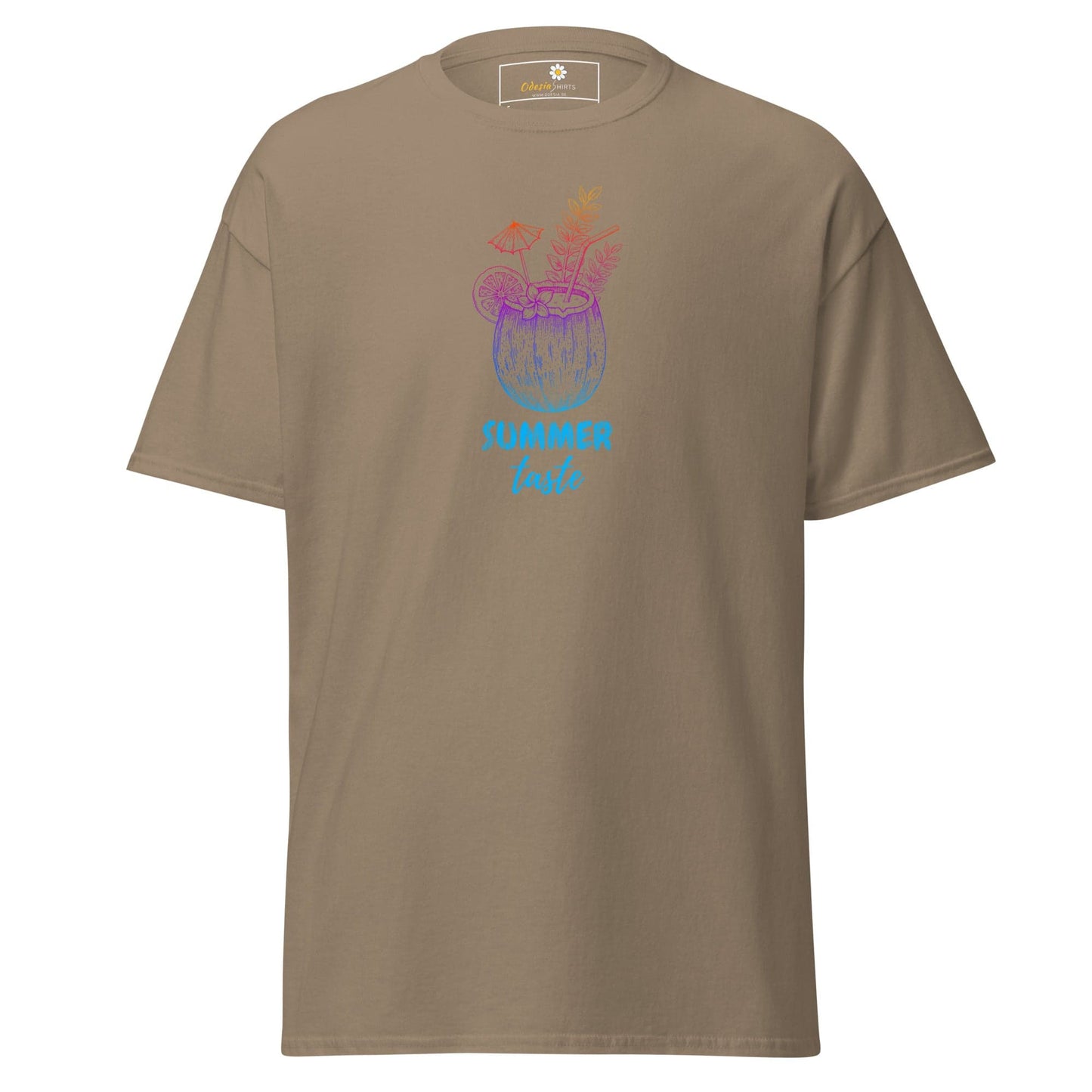 Unisex classic t-shirt - SUMMER MISC TASTE - REGULAR - Brown Savana / S