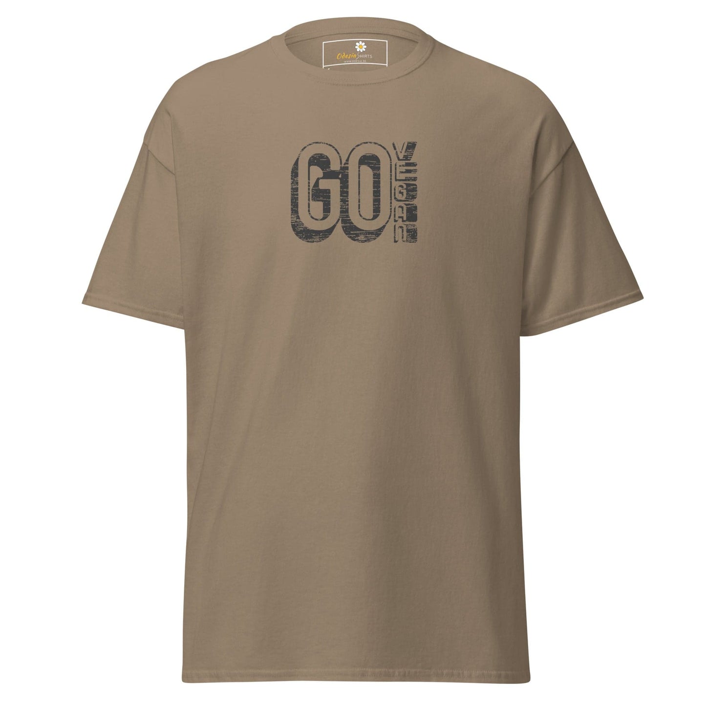 Unisex classic tee - GREEN GO VEGAN - REGULAR - Brown Savana / S