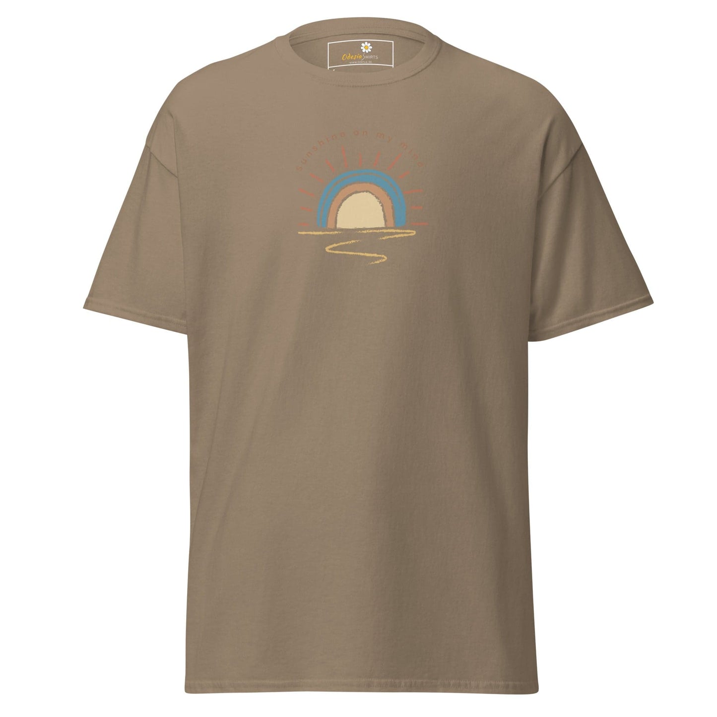 Unisex classic tee - SUMMER SUNSHINE ON MIND - REGULAR - Brown Savana / S