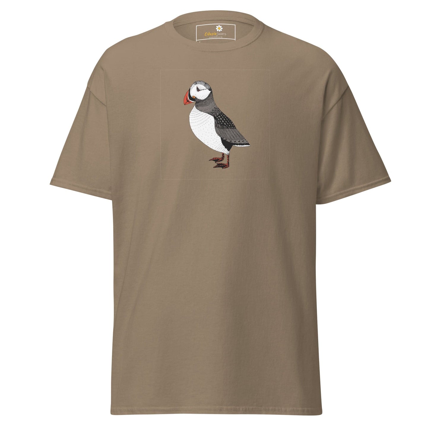 Unisex classic tee - WILD LIFE WALKING BIRD - REGULAR - Brown Savana / S