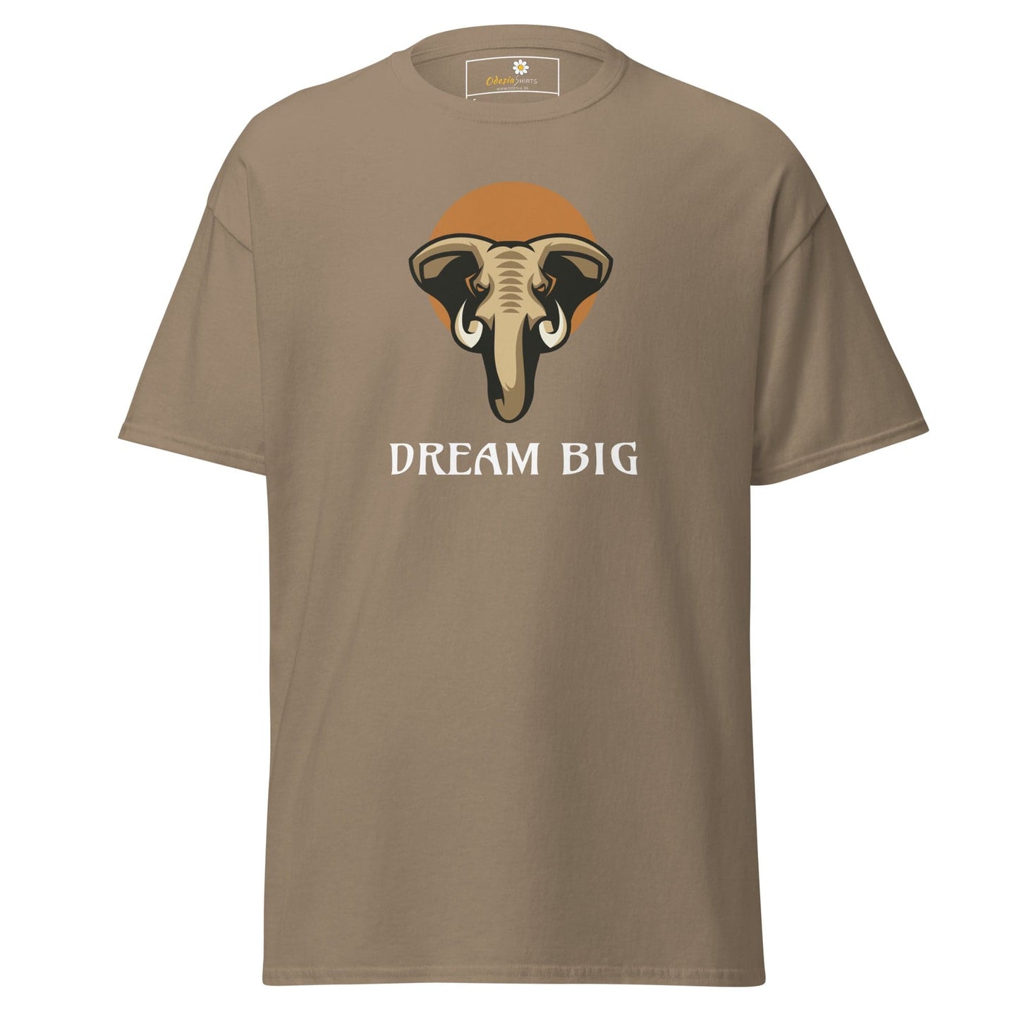 Unisex classic t-shirt - WILD LIFE ELEPHANT DREAM BIG - REGULAR - Brown Savana / S