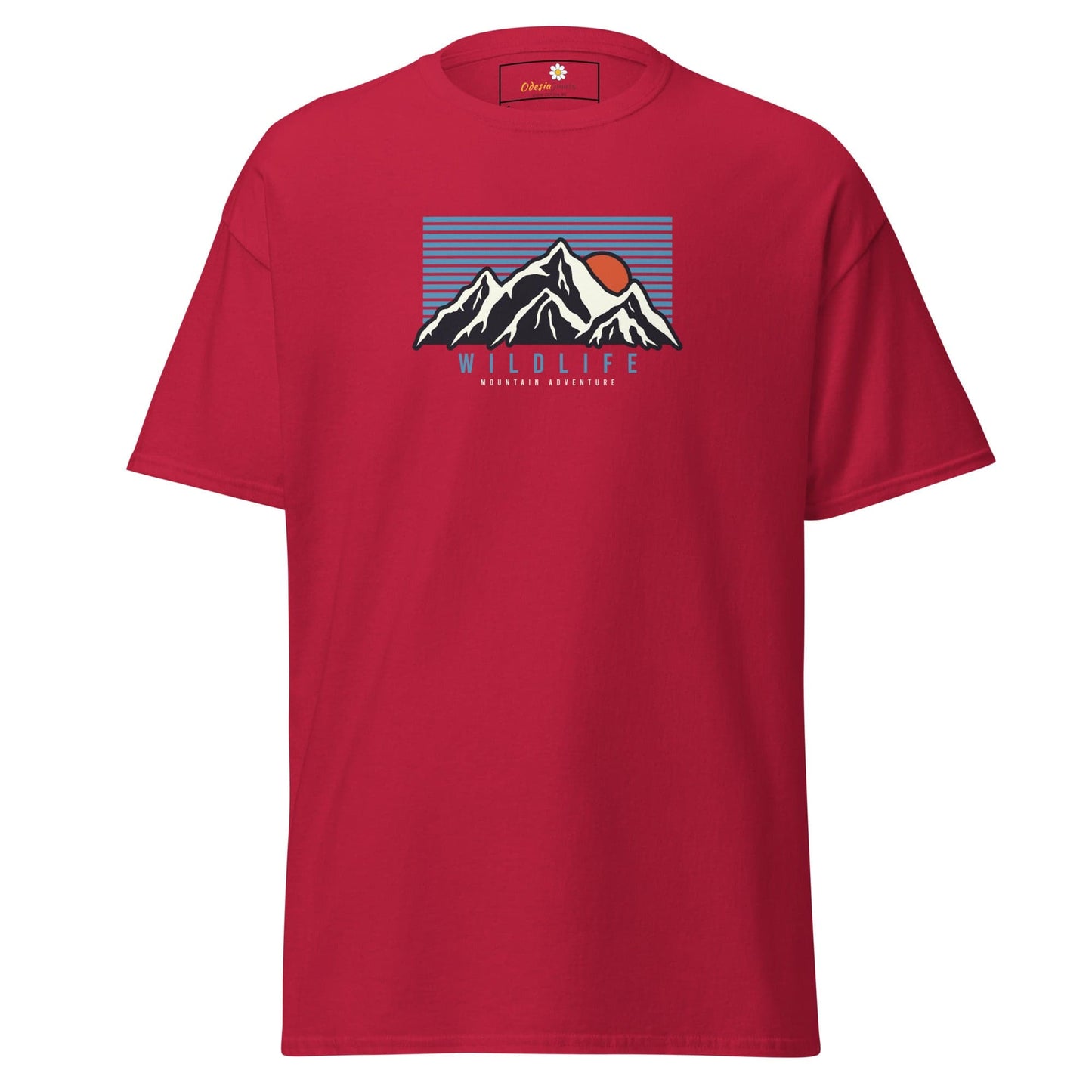 Unisex classic tee - NATURE MOUNTAIN WILDLIFE - REGULAR - Cardinal / S