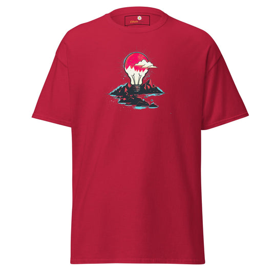 Unisex classic tee - MISC LIGHTBULB MOUNTAIN - REGULAR - Cardinal / S