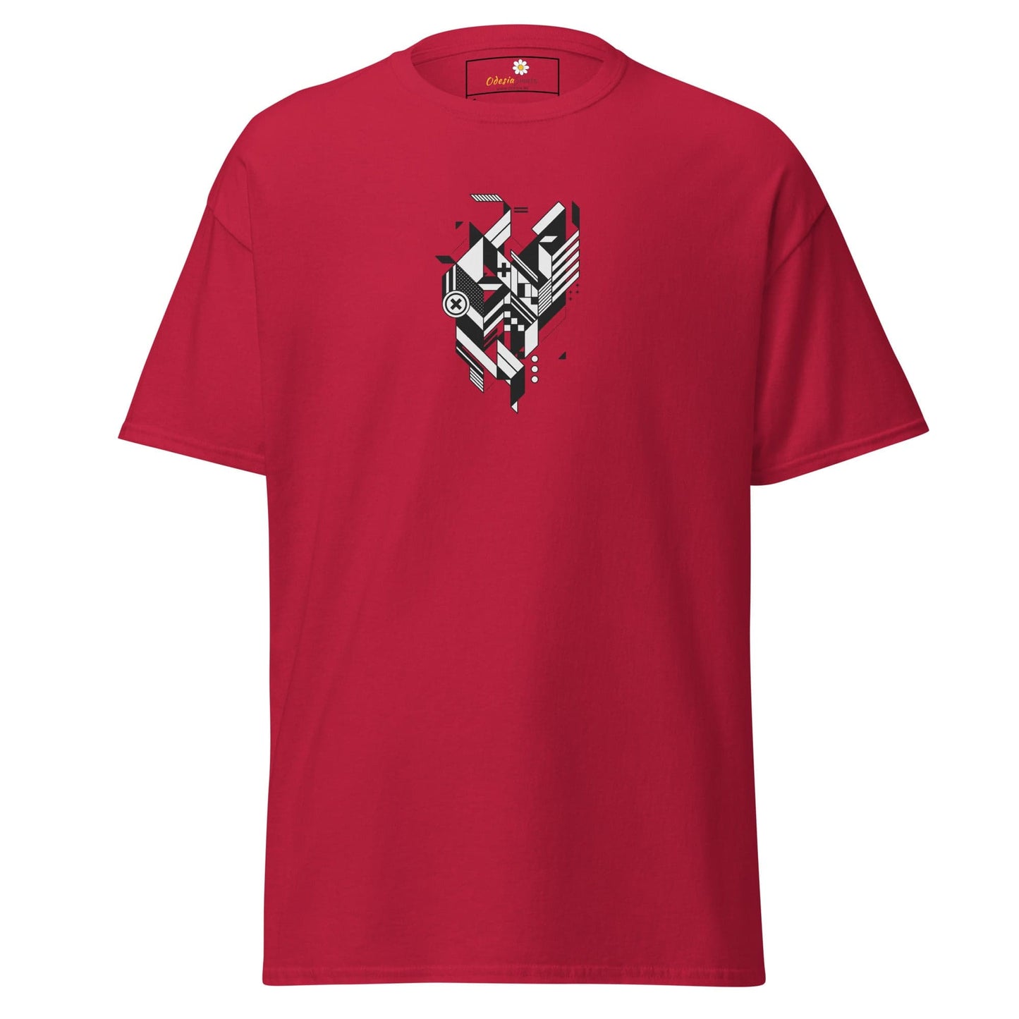 Unisex classic tee - ABSTRACT FIGURE - REGULAR - Cardinal / S