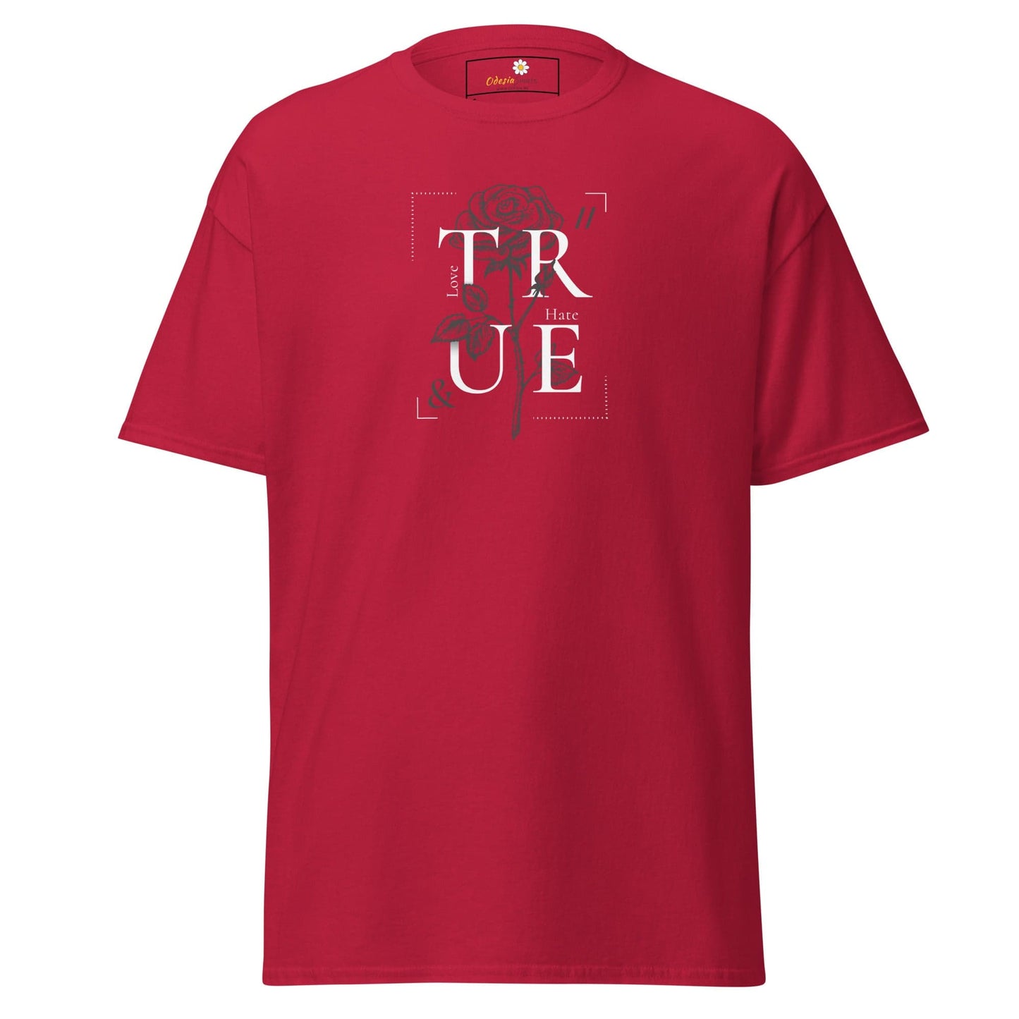 Unisex classic t-shirt - MISC TRUE ROSE - REGULAR - Cardinal / S
