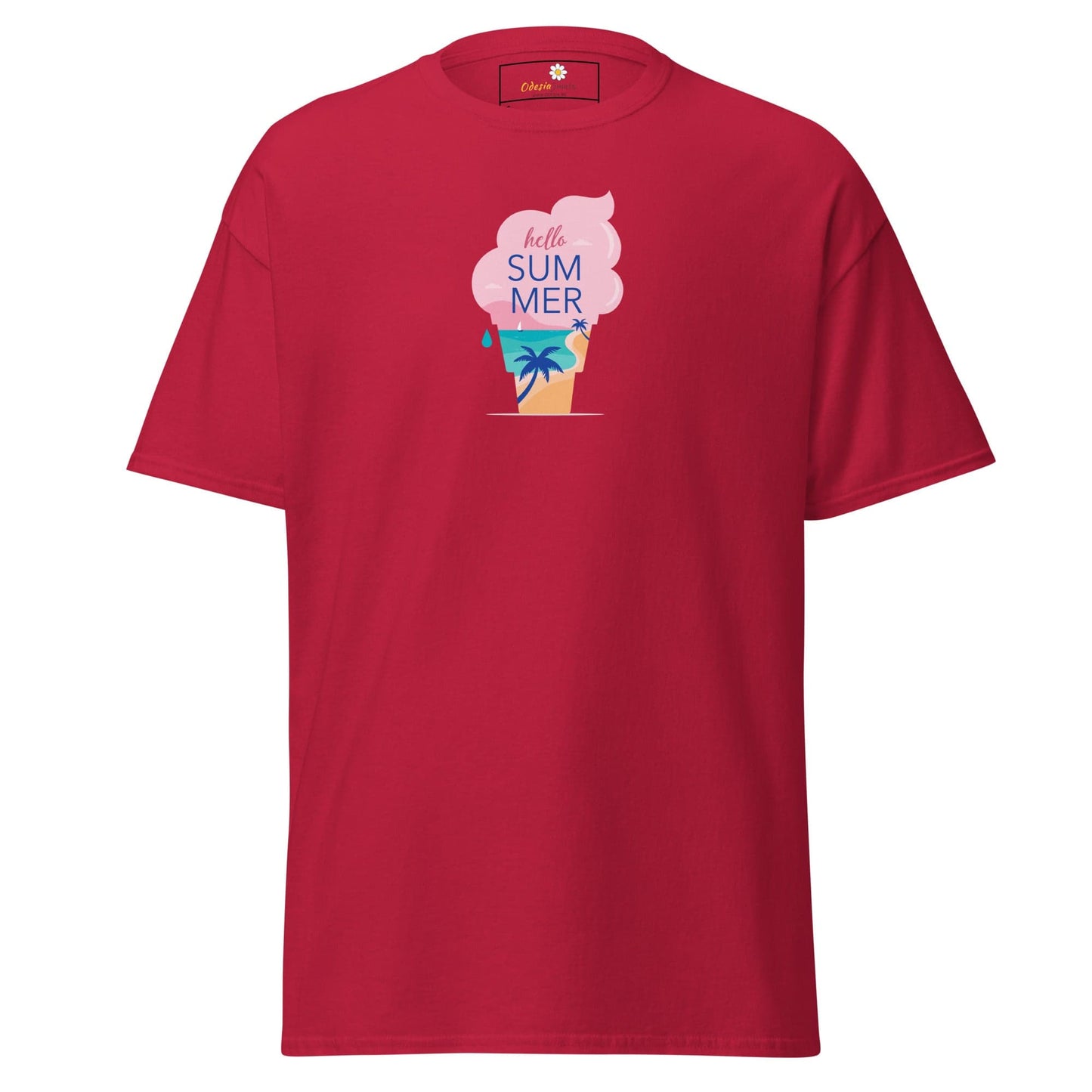 Unisex classic tee - SUMMER MISC ICE - REGULAR - Cardinal / S