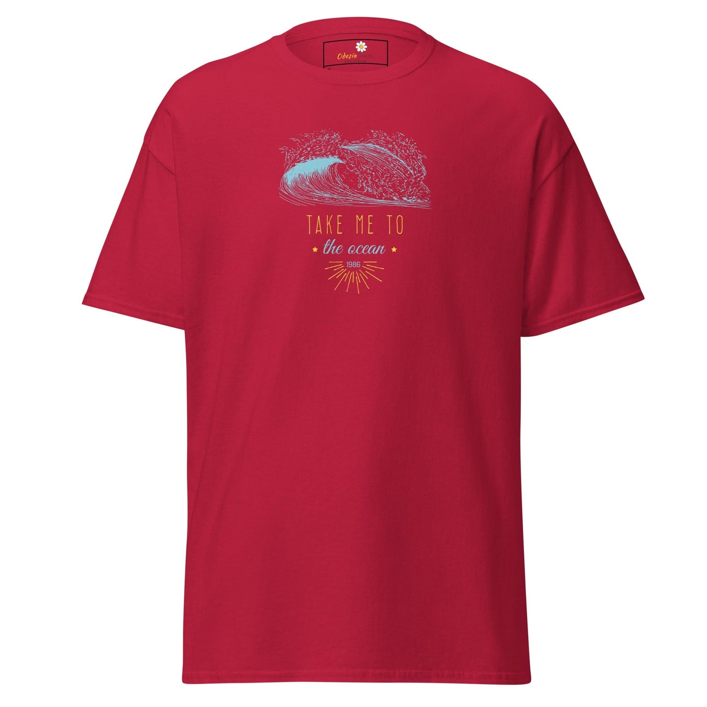 Unisex classic t-shirt - SEALIFE TAKE ME TO THE OCEAN - REGULAR - Cardinal / S
