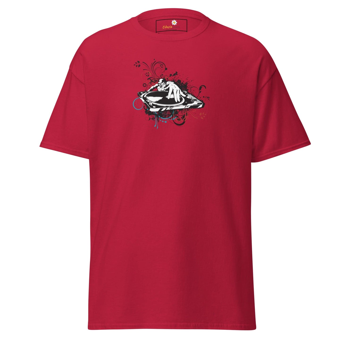 Unisex classic tee - MUSIC DISK JOCKEY - REGULAR - Cardinal / S