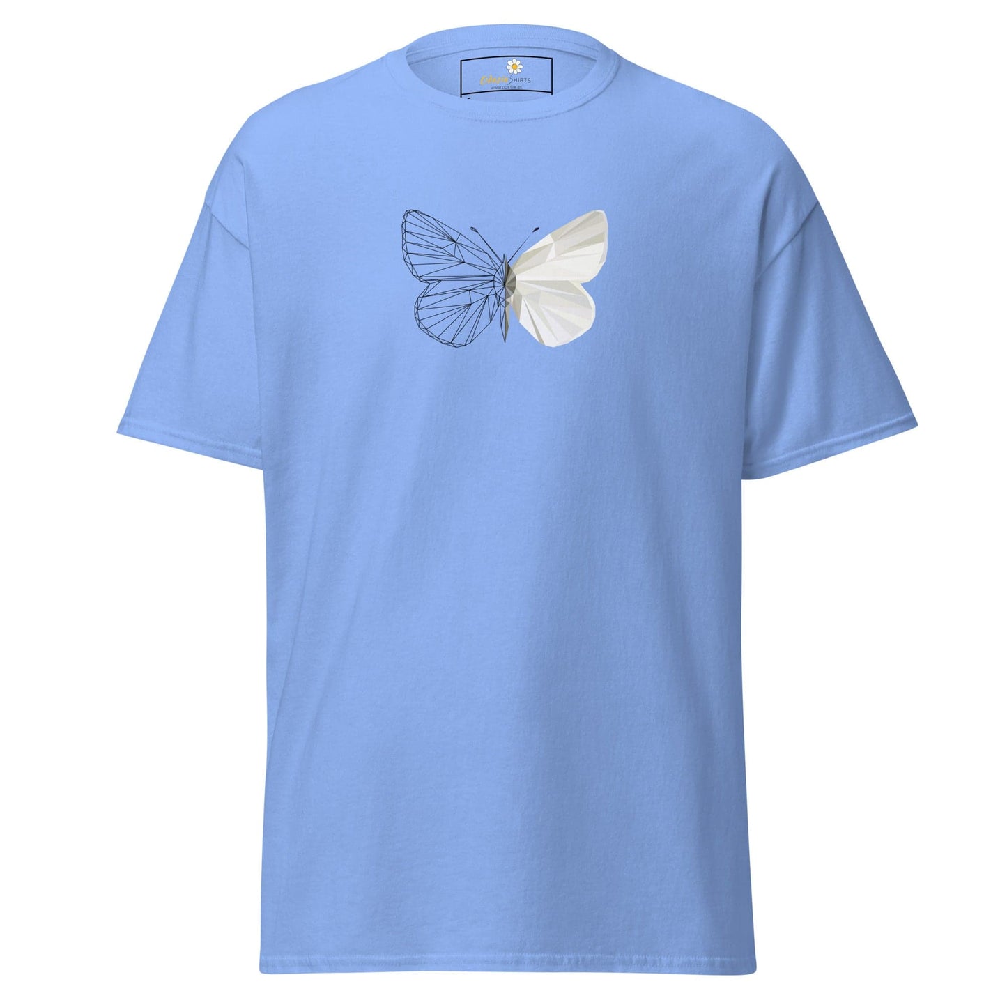 Unisex classic tee - ANIMALS BUTTERFLY - REGULAR - Carolina Blue / S