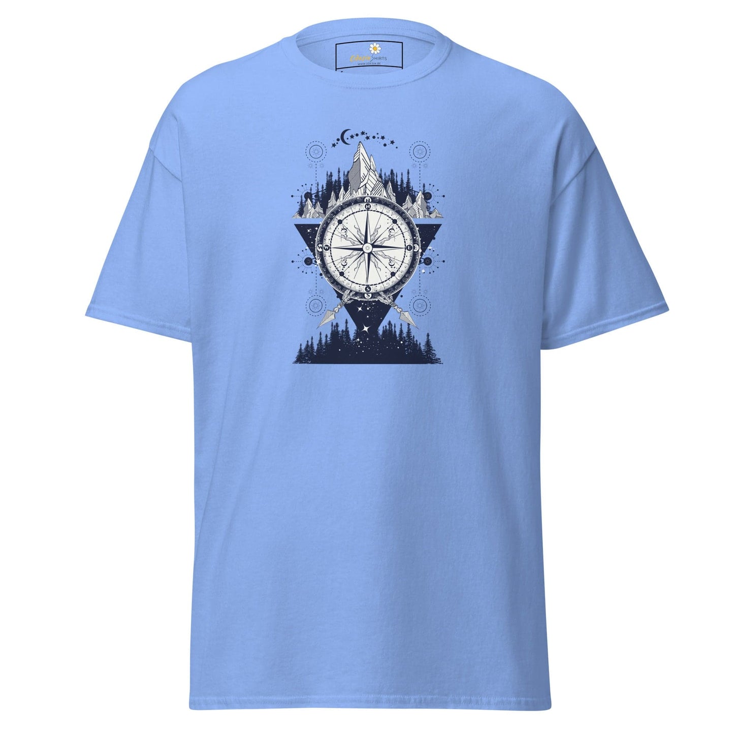 Unisex classic t-shirt - MYSTIC DIRECTIONS - REGULAR - Carolina Blue / S